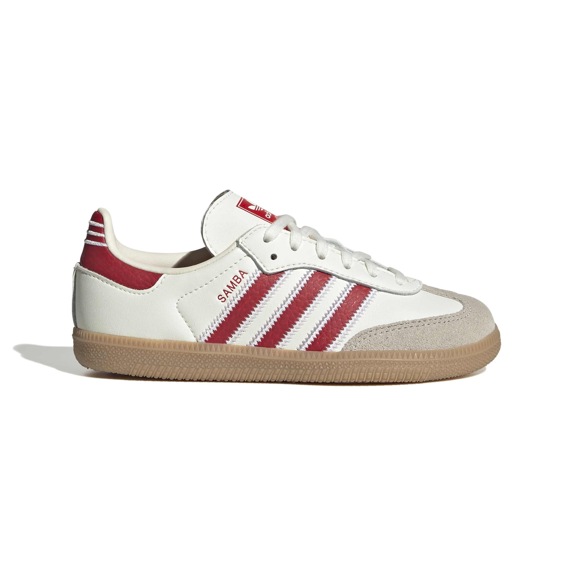 KIDS ADIDAS SAMBA OG C (OFF WHITE/RED)