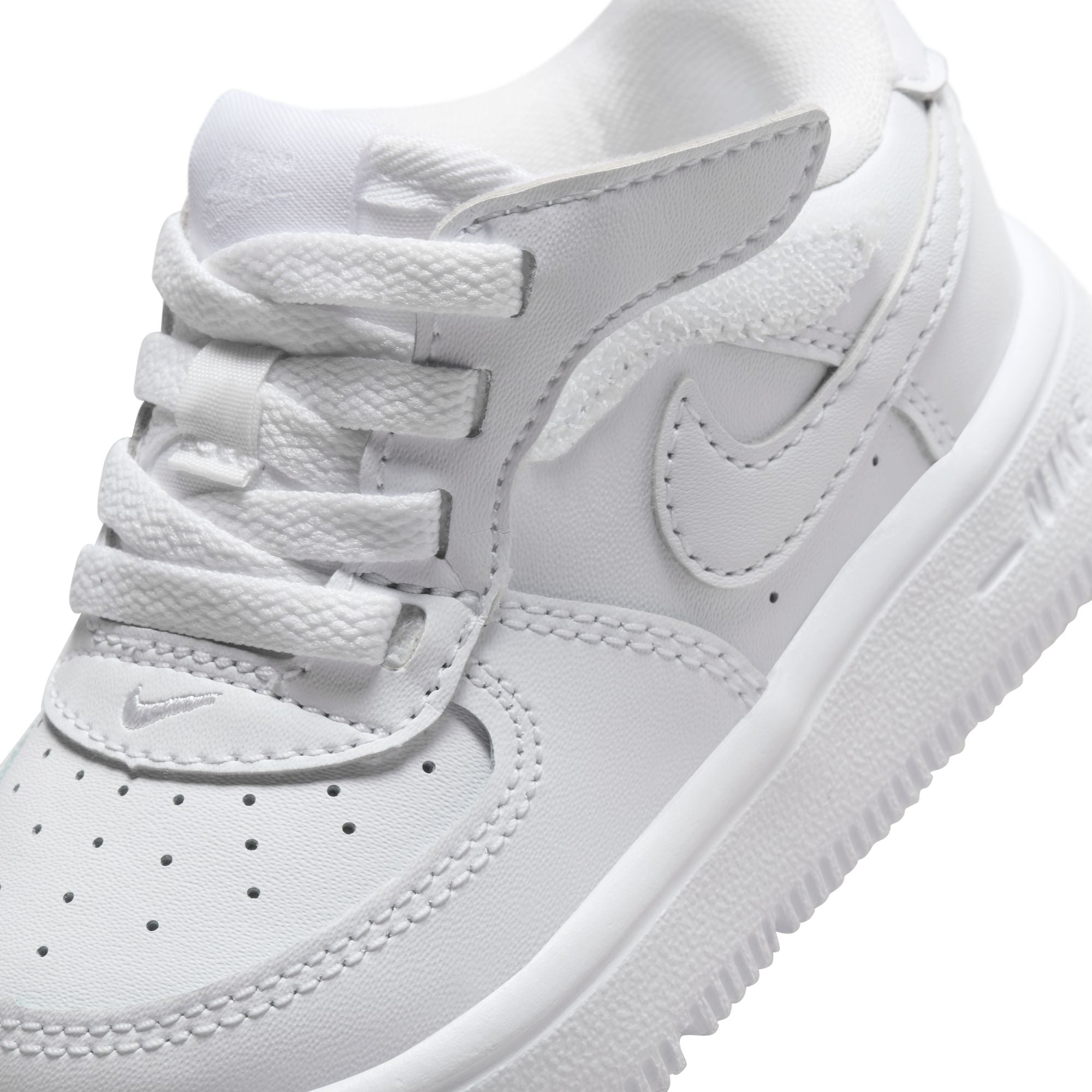KIDS NIKE FORCE 1 LOW EASYON TD (WHITE)