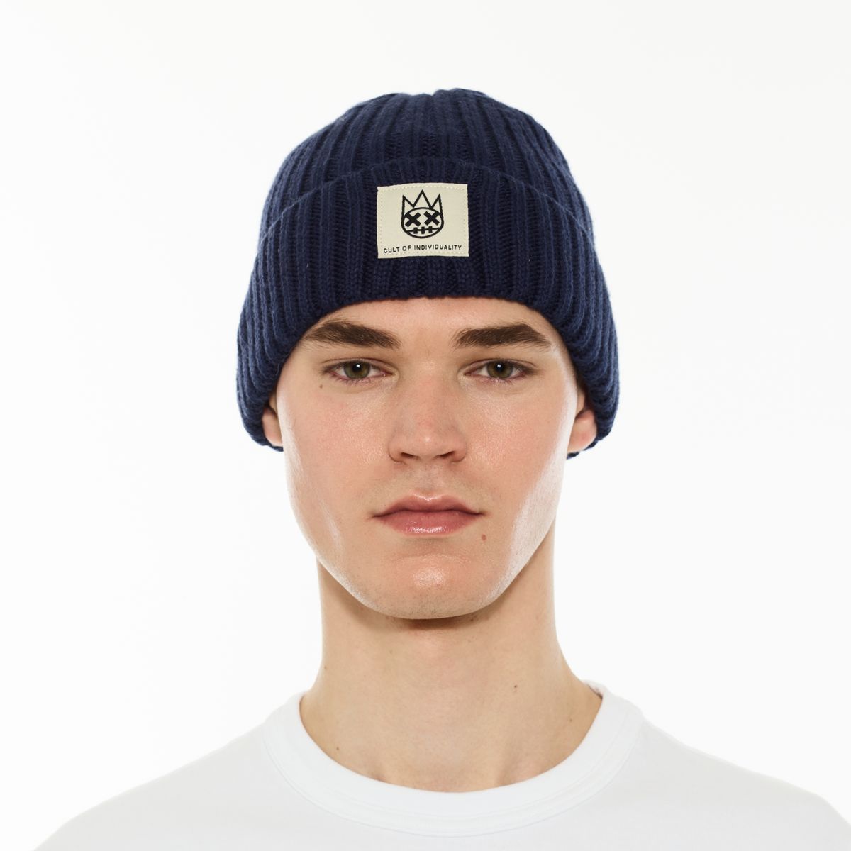 CULT KNIT BEANIE (MIDNIGHT BLUE)