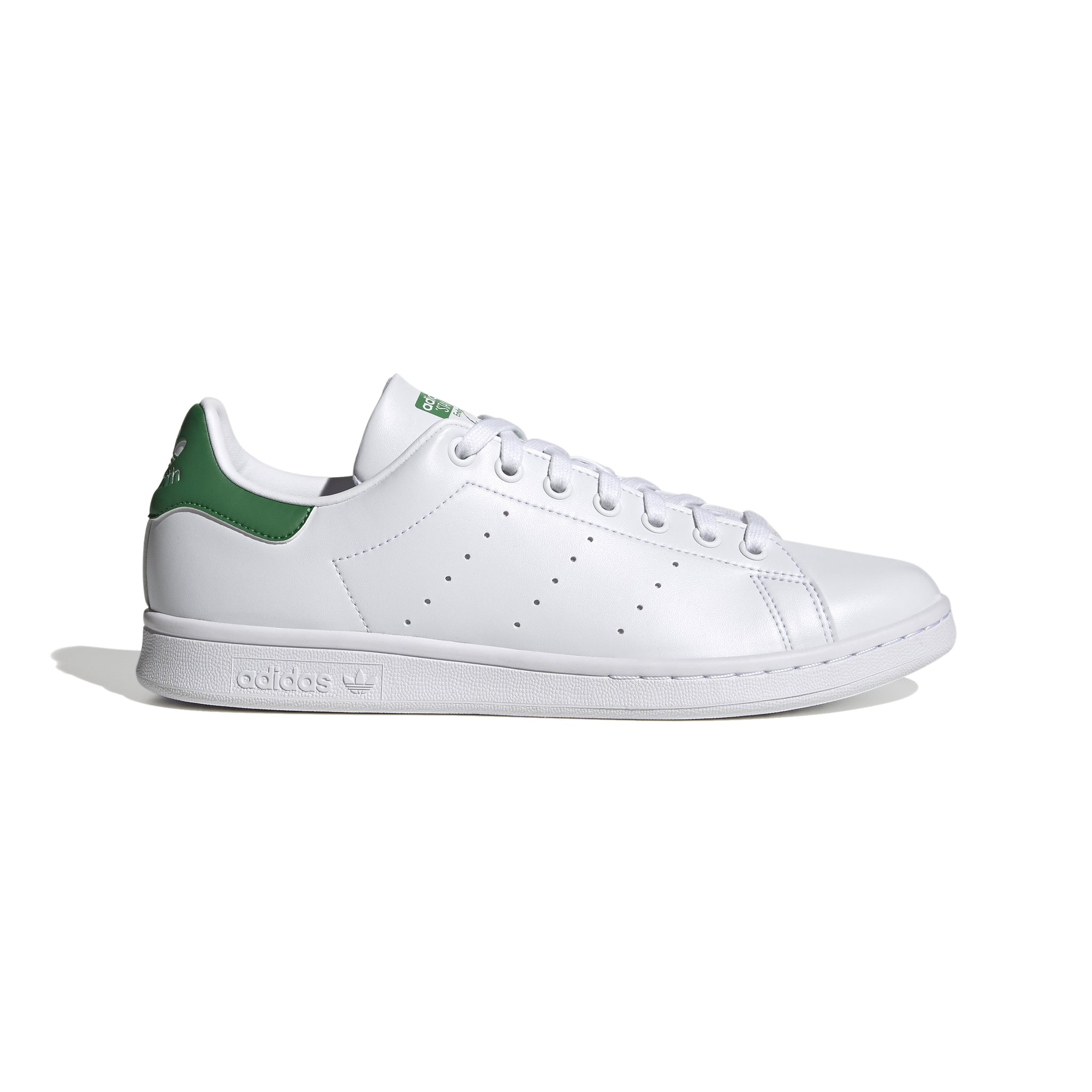 adidas Stan Smith Shoes Cloud White / Cloud White / Green 10.5 UK
