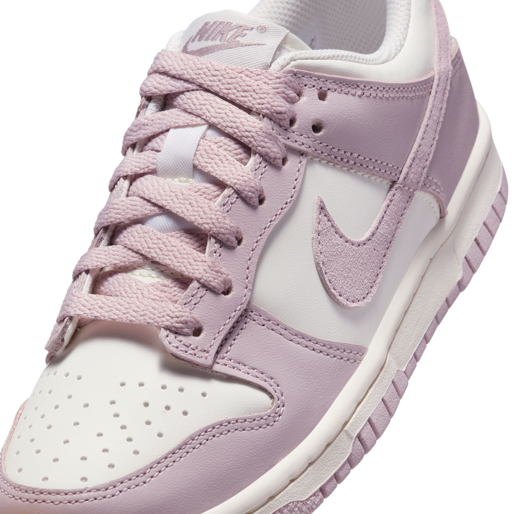 KIDS NIKE DUNK LOW GS (SAIL/PARTICLE ROSE/ENIGMA STONE)