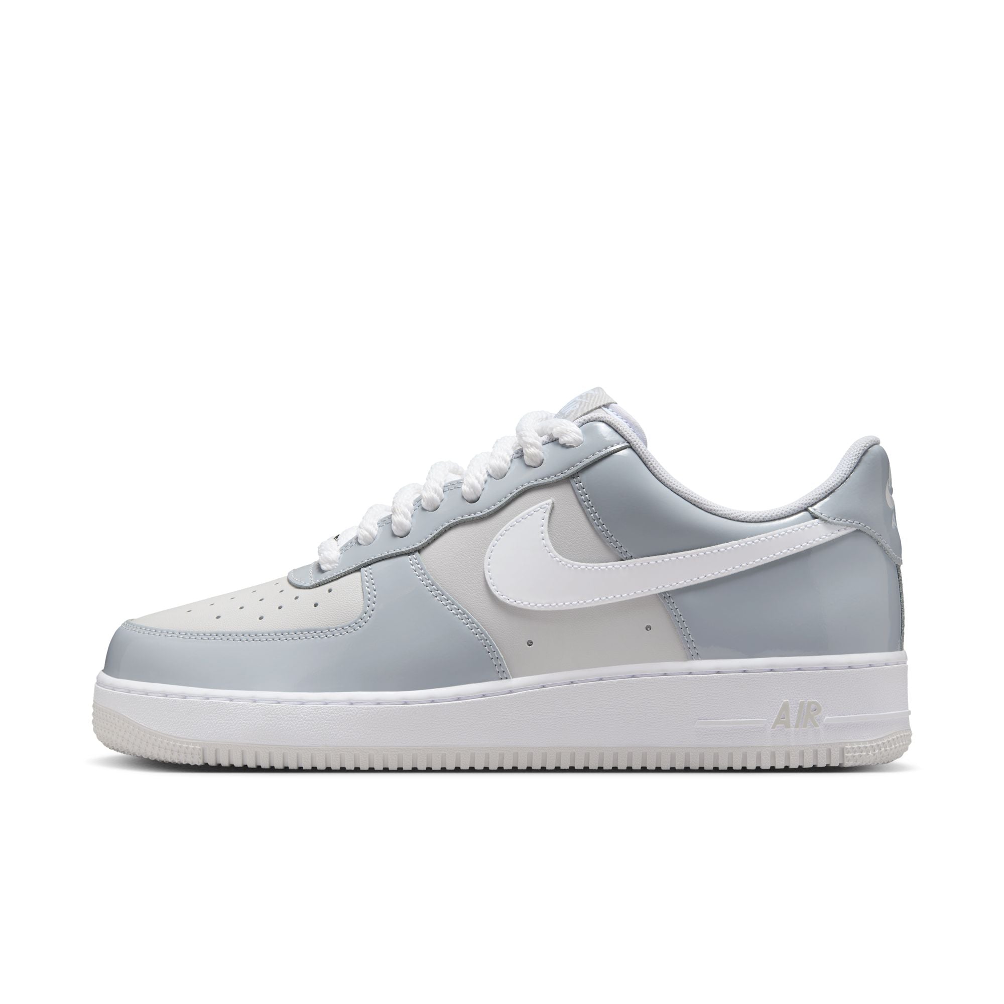 MENS NIKE AIR FORCE 1 '07 LV8 (WOLF GREY/WHITE/VAST GREY)