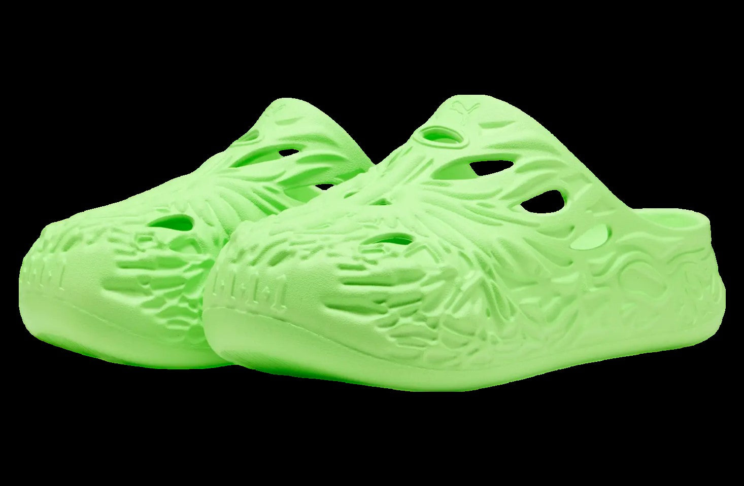 MENS PUMA MB.04 SLIDE (NEON GREEN)