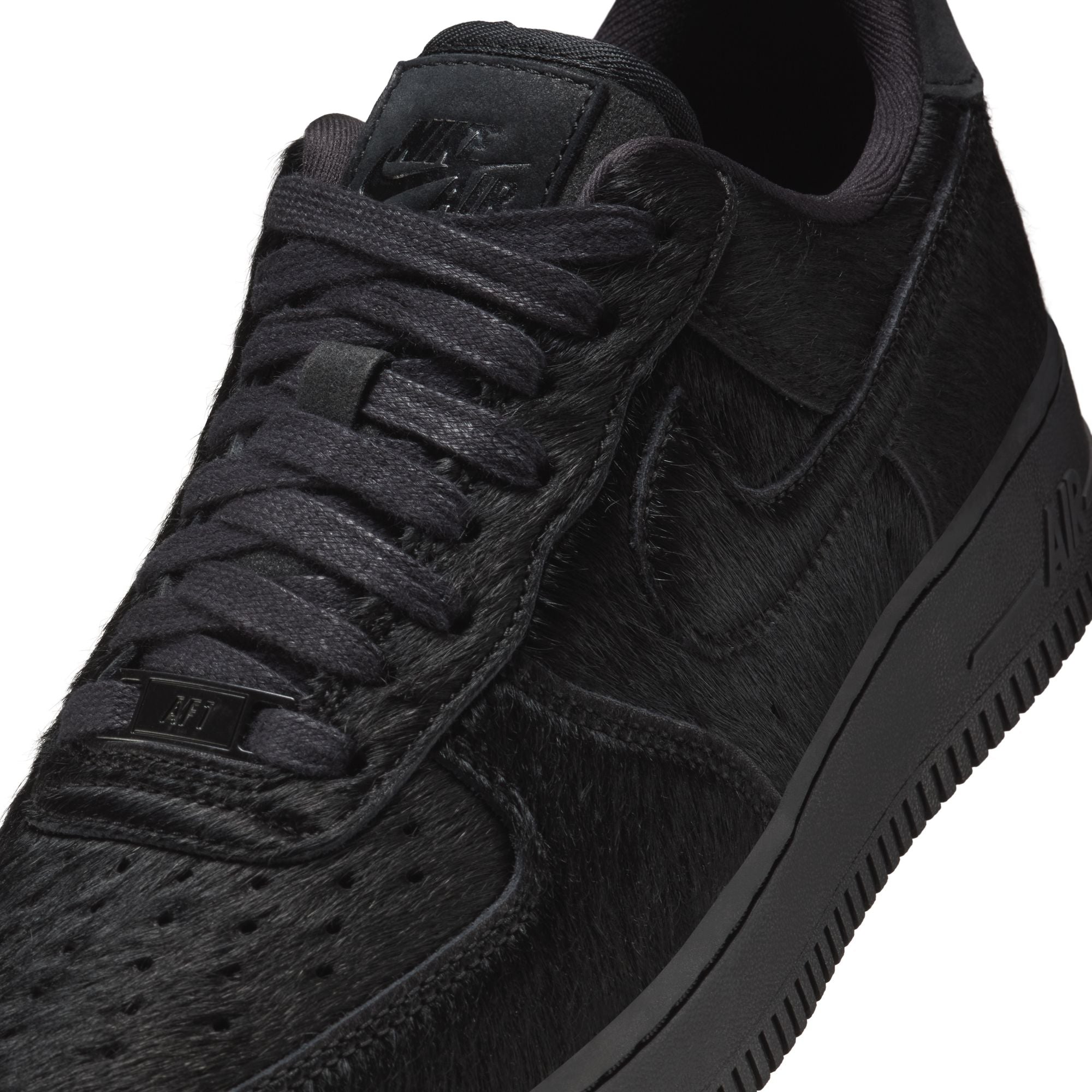 WOMENS NIKE AIR FORCE 1 '07 (BLACK/OFF NOIR)