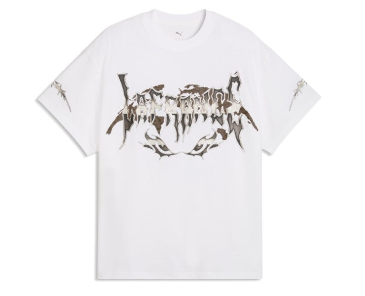 MENS PUMA LAFRANCE TRAIL SHIRT 1 (PUMA WHITE)