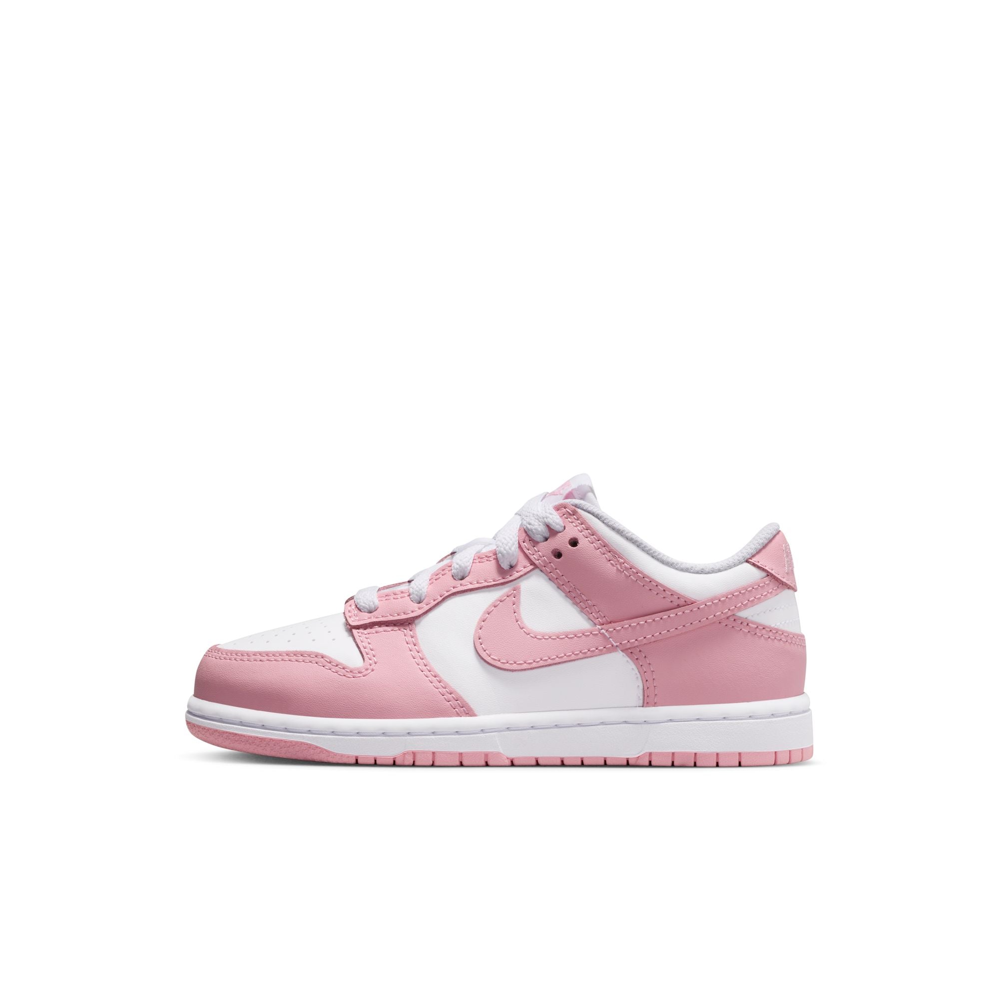 KIDS NIKE DUNK LOW PSE (WHITE/MED SOFT PINK)