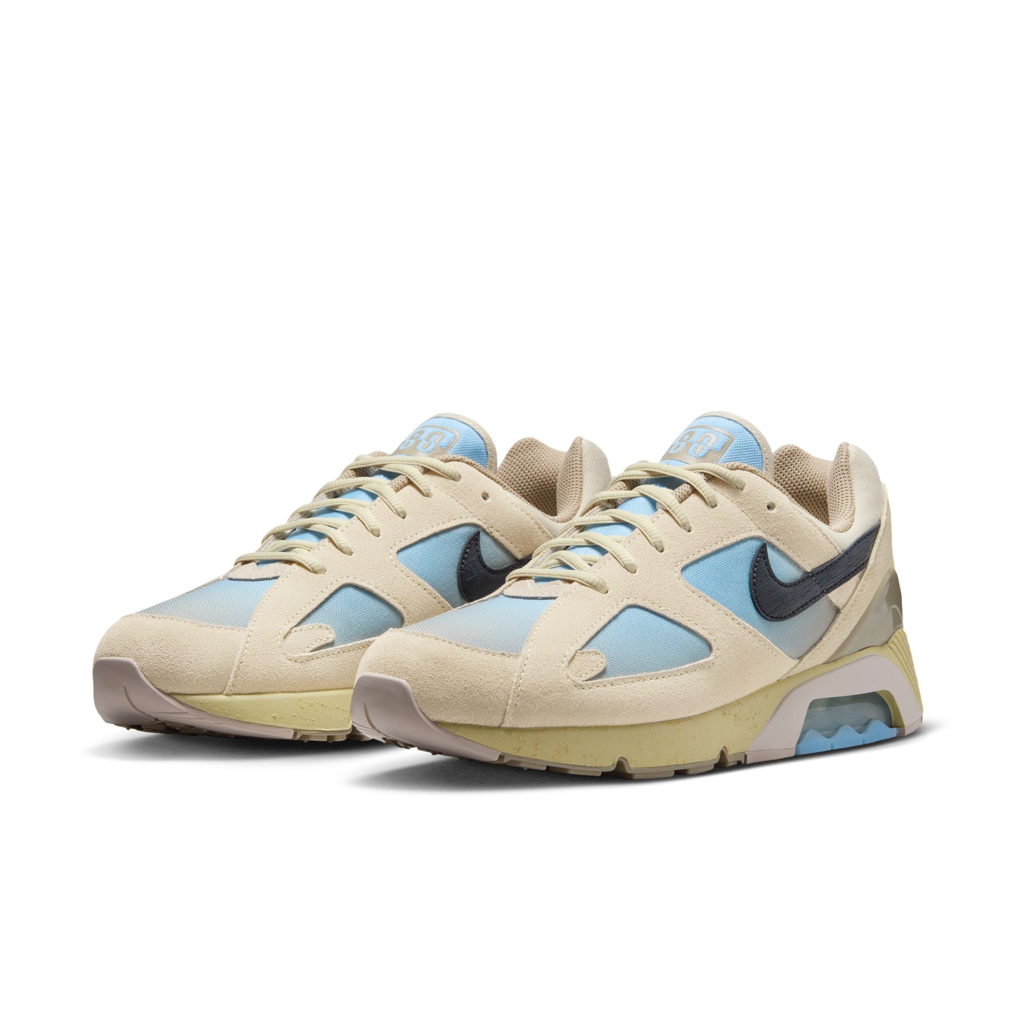 MENS NIKE AIR 180 (LT KHAKI/BLACK/TEAM GOLD/PSYCHIC BLUE)