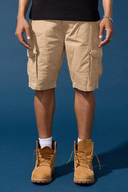 MENS JORDAN CRAIG XAVIER CARGO SHORT (KHAKI)