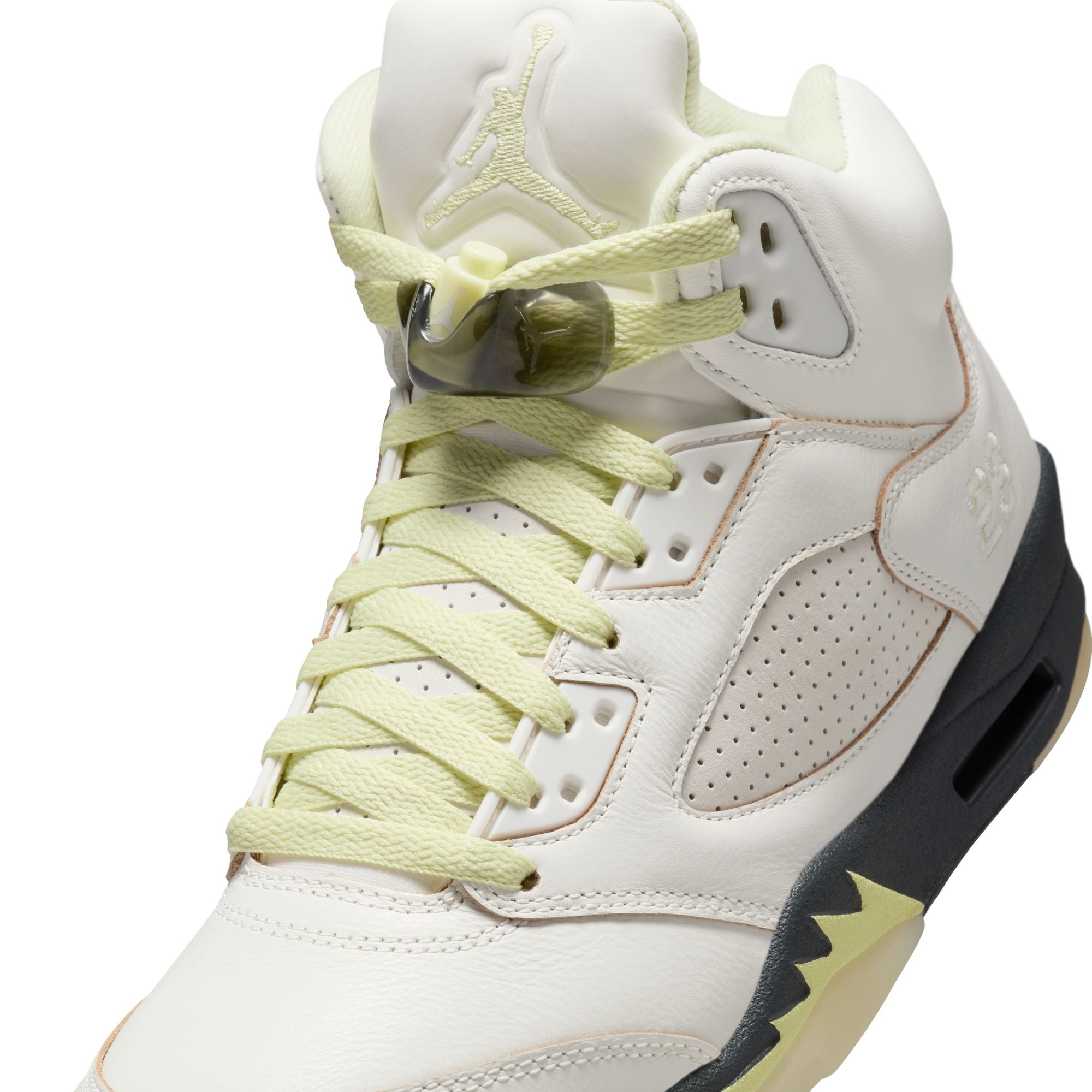WOMENS AIR JORDAN 5 RETRO (LUMINOUS GREEN)