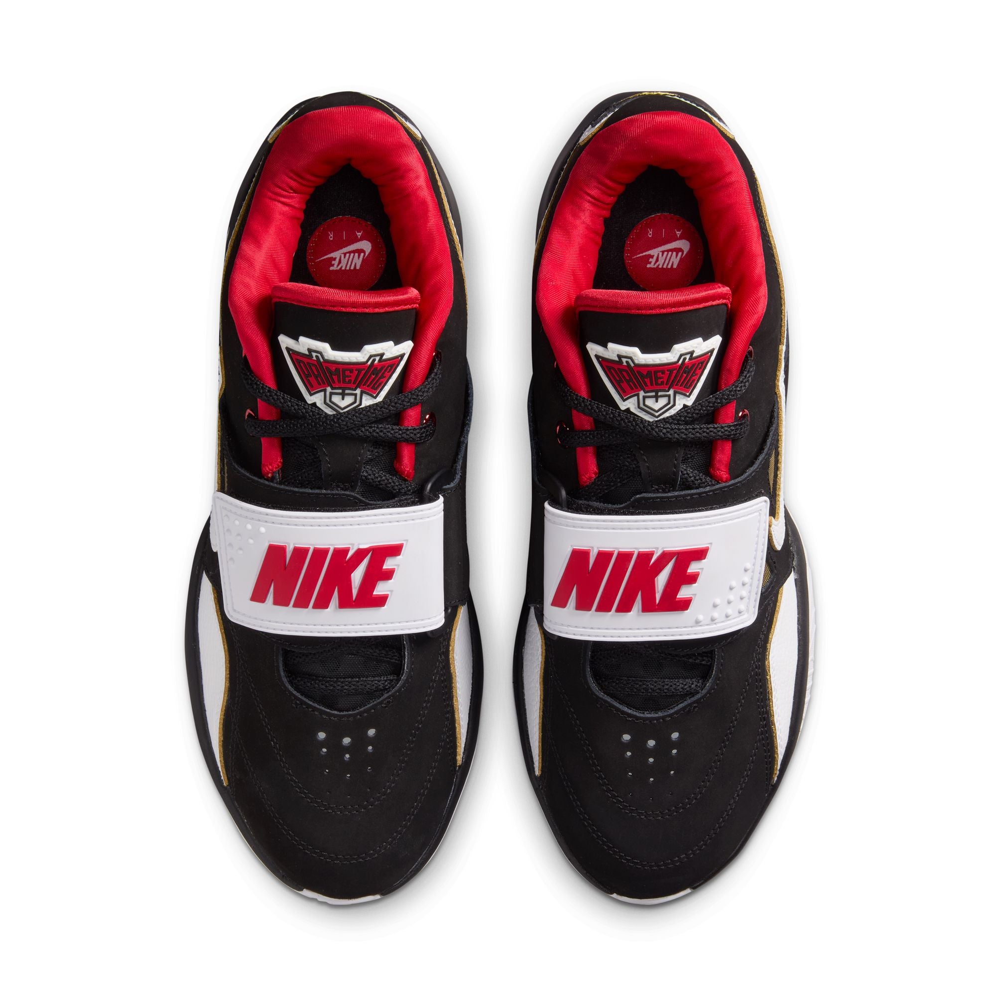 MENS NIKE LEBRON 21 PRIME 93 (BLACK/WHITE/FIRE RED/METALLIC GOLD)