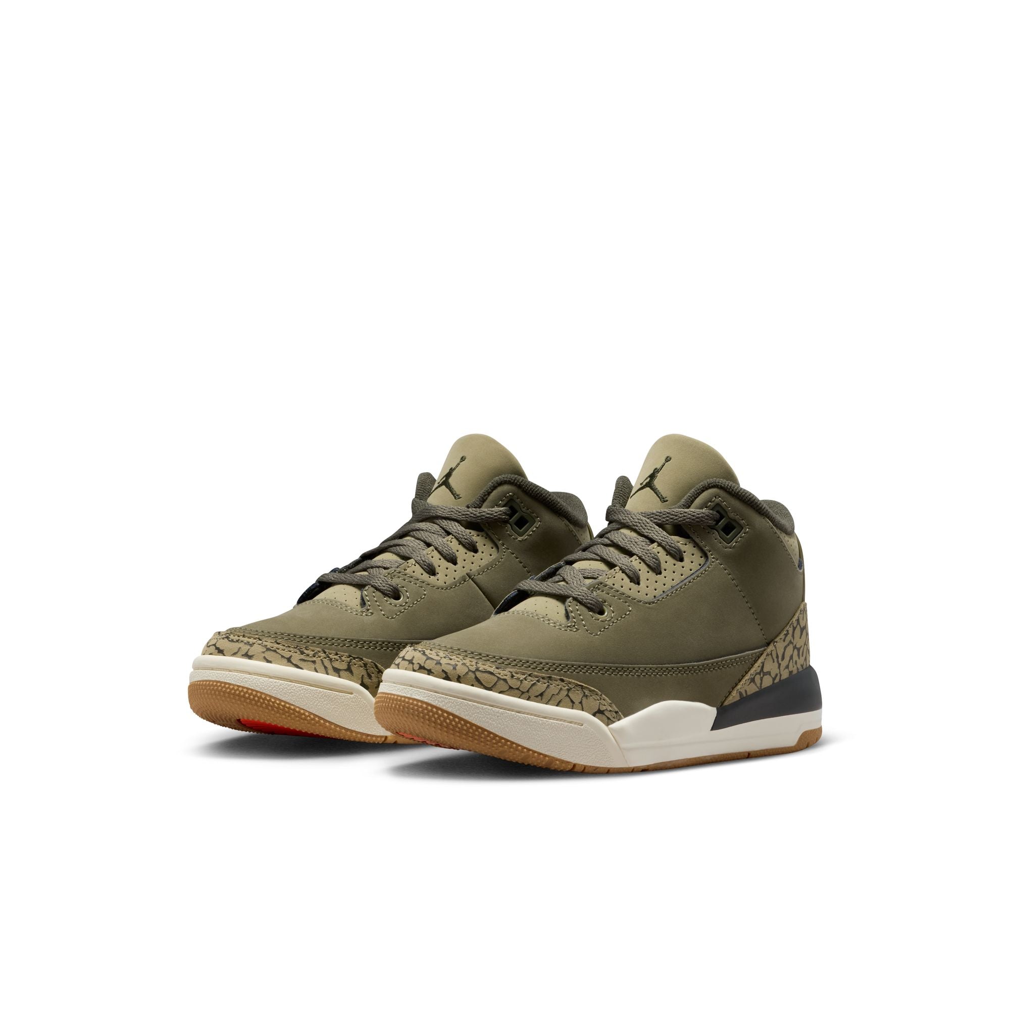 KIDS JORDAN 3 RETRO PS "FAMILY AFFAIR" (MEDIUM OLIVE)