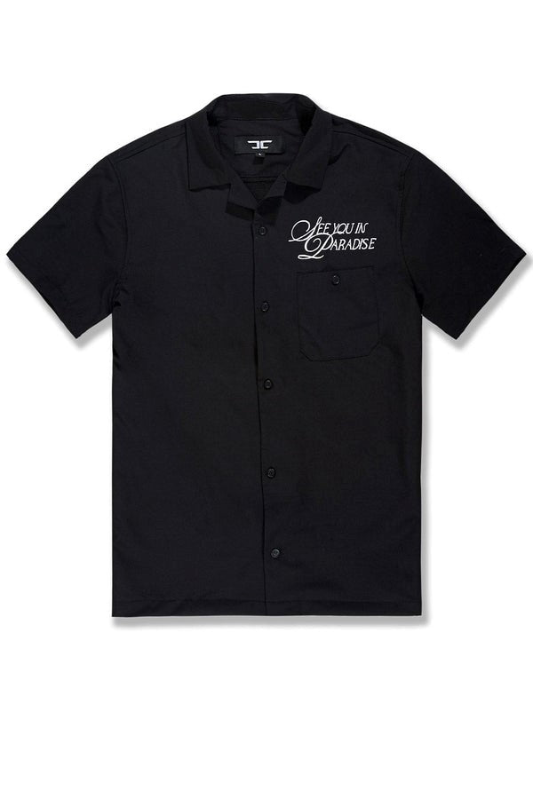 MENS JORDAN CRAIG OAKLAND MECHANIC SHIRT (BLACK)