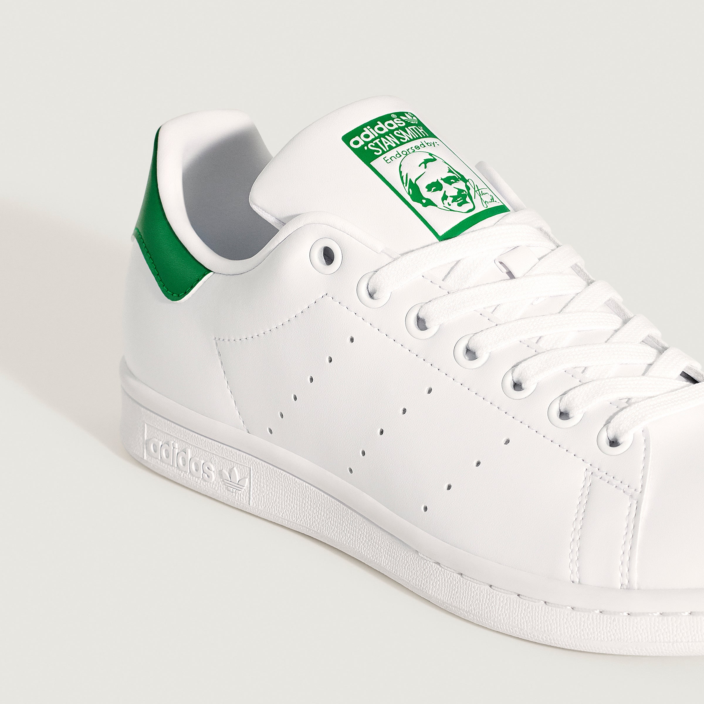 Men's Adidas STAN SMITH (Cloud White / Cloud White / Green)