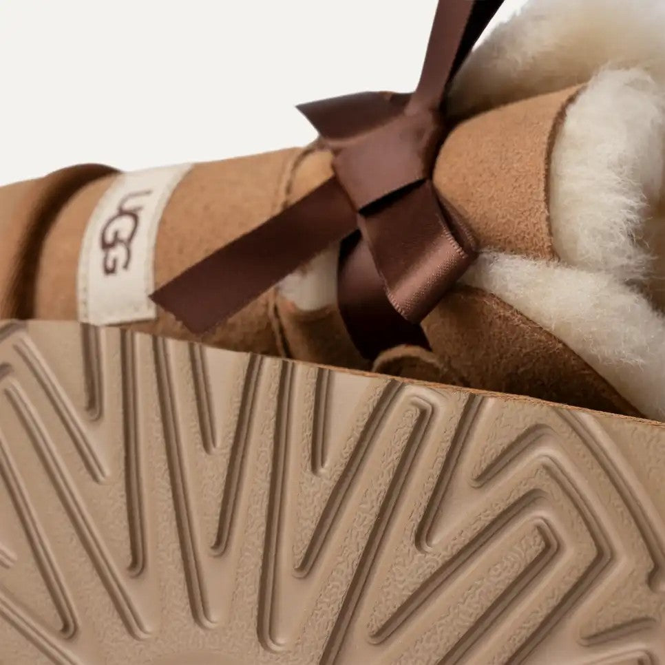 KIDS UGGS MINI BAILEY BOW II (CHESTNUT)