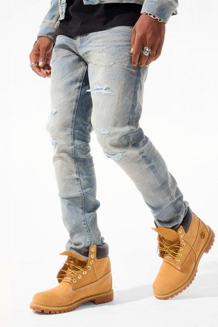 MENS JORDAN CRAIG COLLINS FIT MEADOWLANDS DENIM (ANTIQUE)