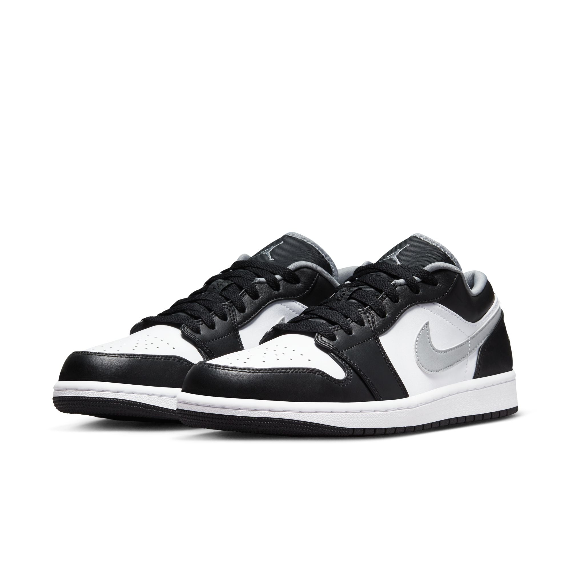 MENS AIR JORDAN 1 LOW (BLACK/PARTICLE GREY/WHITE)