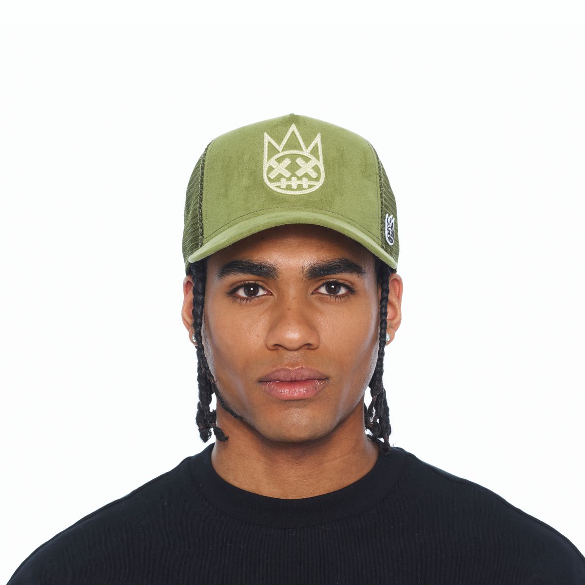 CULT LOGO MESH BACK TRUCKER HAT (SPHAGNUM)