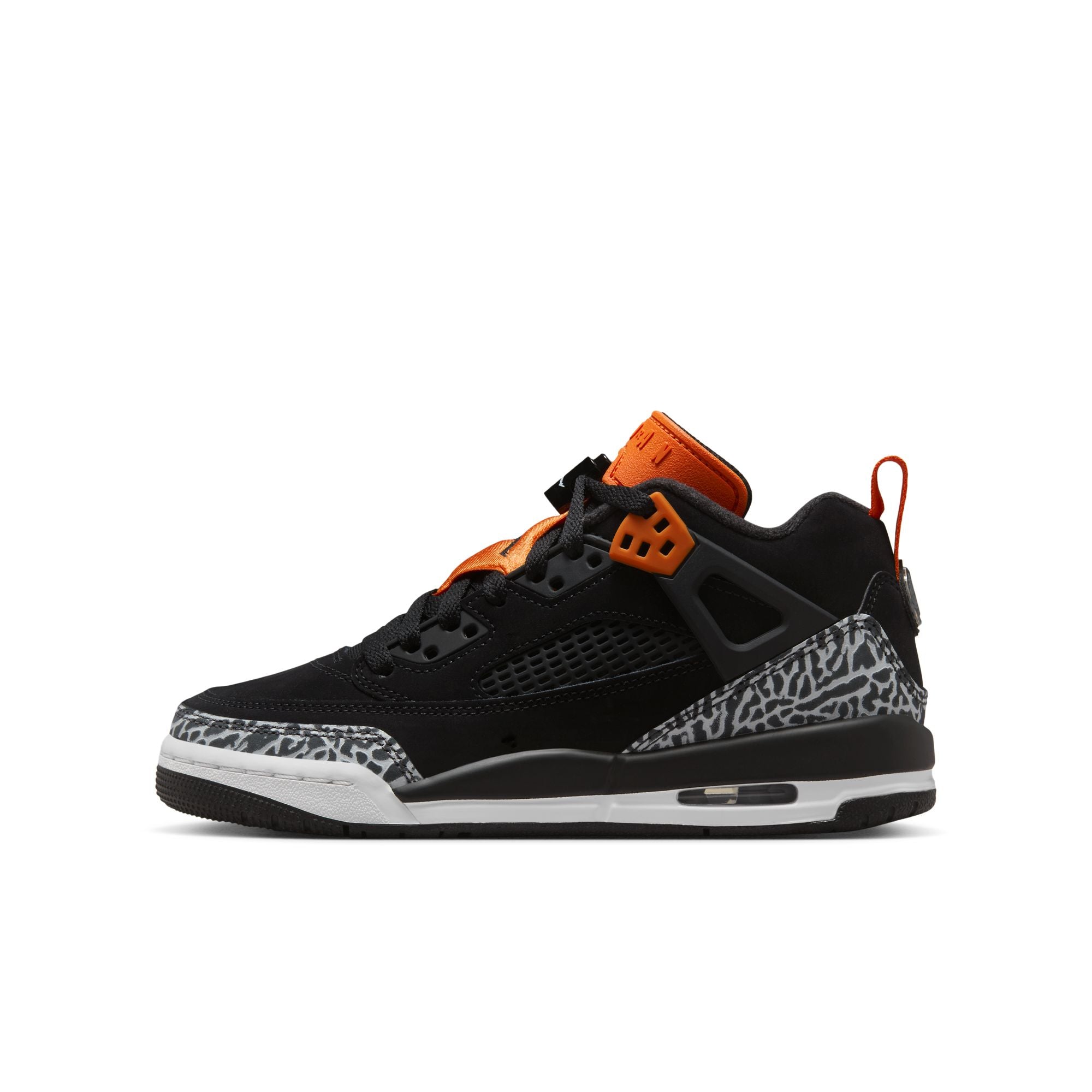 KIDS JORDAN SPIZIKE LOW GS (BLACK/STARFISH/WHITE)
