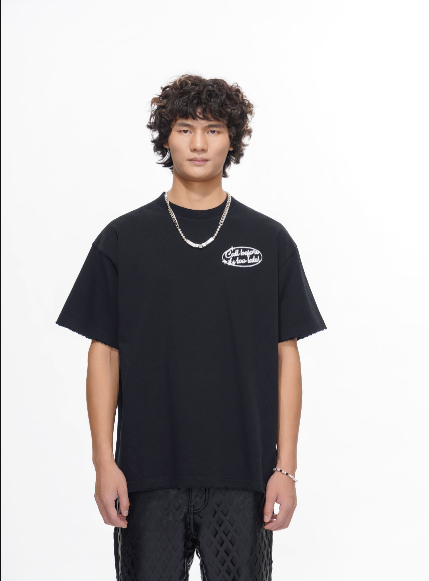 MENS VALABASAS "1-800" SHIRT (BLACK)