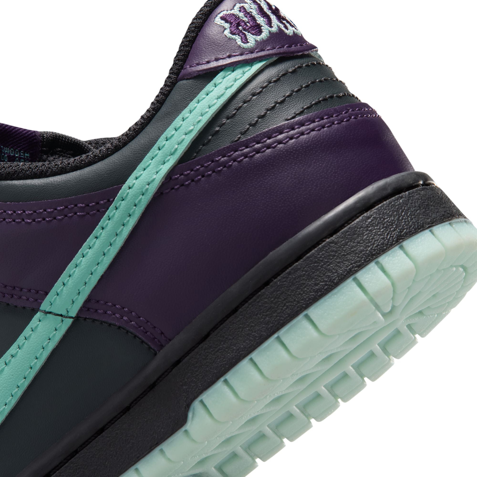 KIDS NIKE DUNK LOW GS (DK SMOKE GREY/ARTISAN TEAL/GRAND PURPLE)