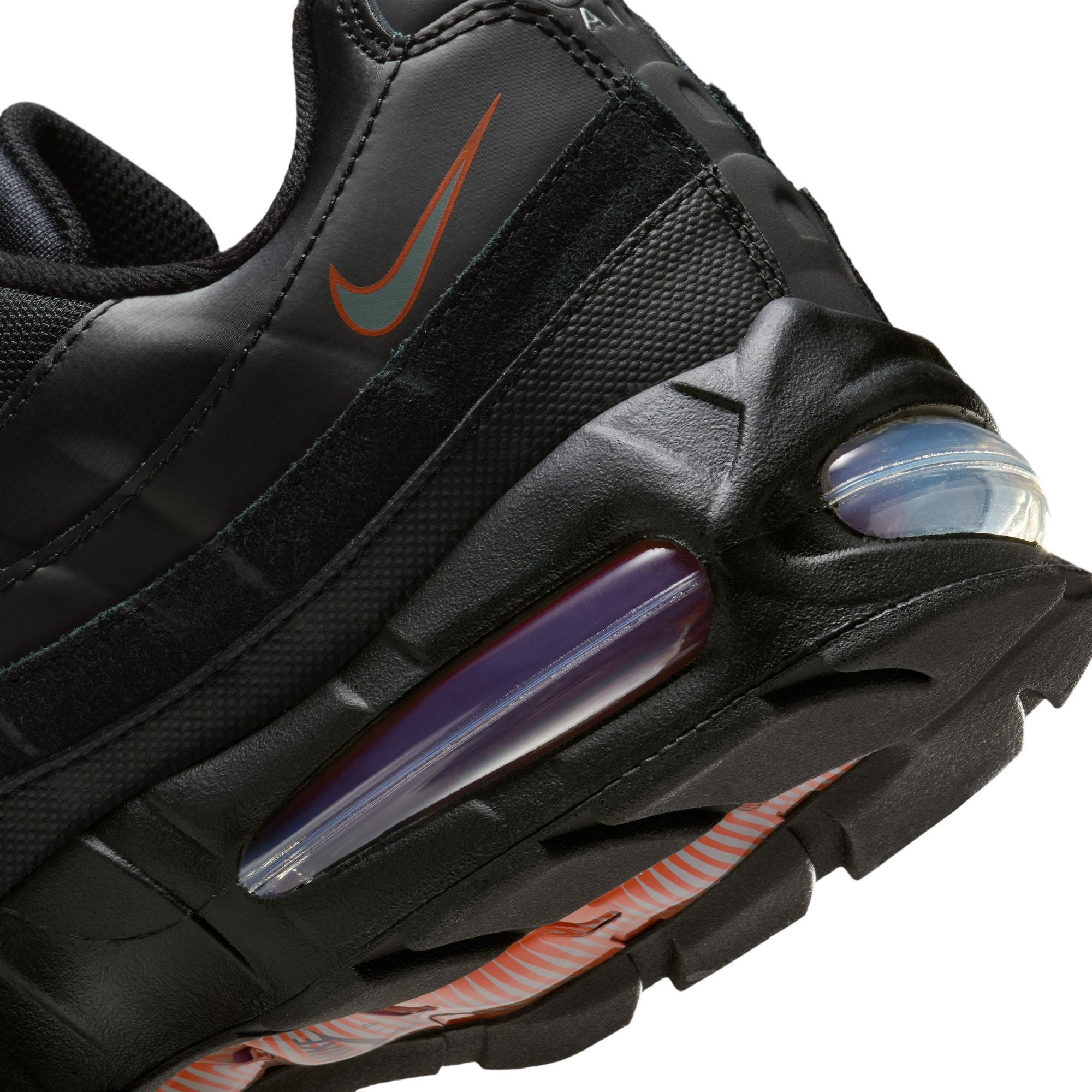 MENS NIKE AIR MAX 95 BIG BUBBLE (BLACK/SMOKE GREY/UNIVERSITY RED/WHITE)