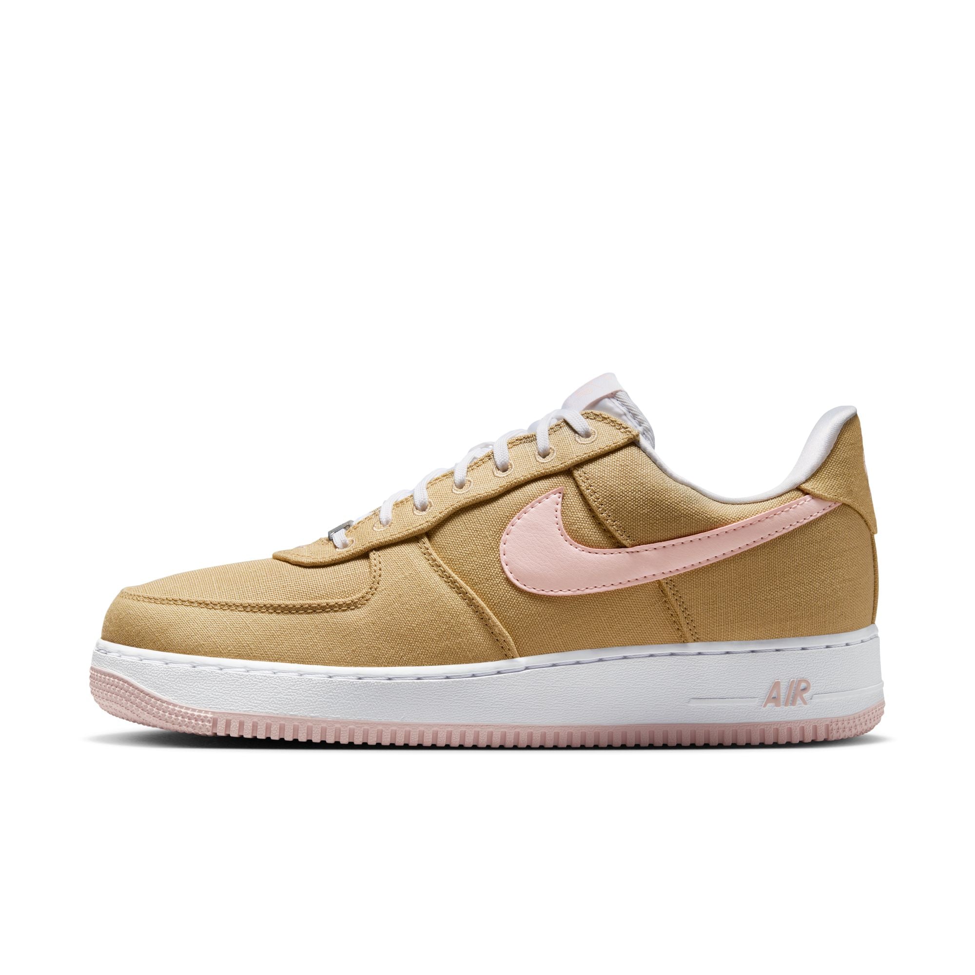 MENS NIKE AIR FORCE 1 RETRO LOW QS (LINEN LINEN)