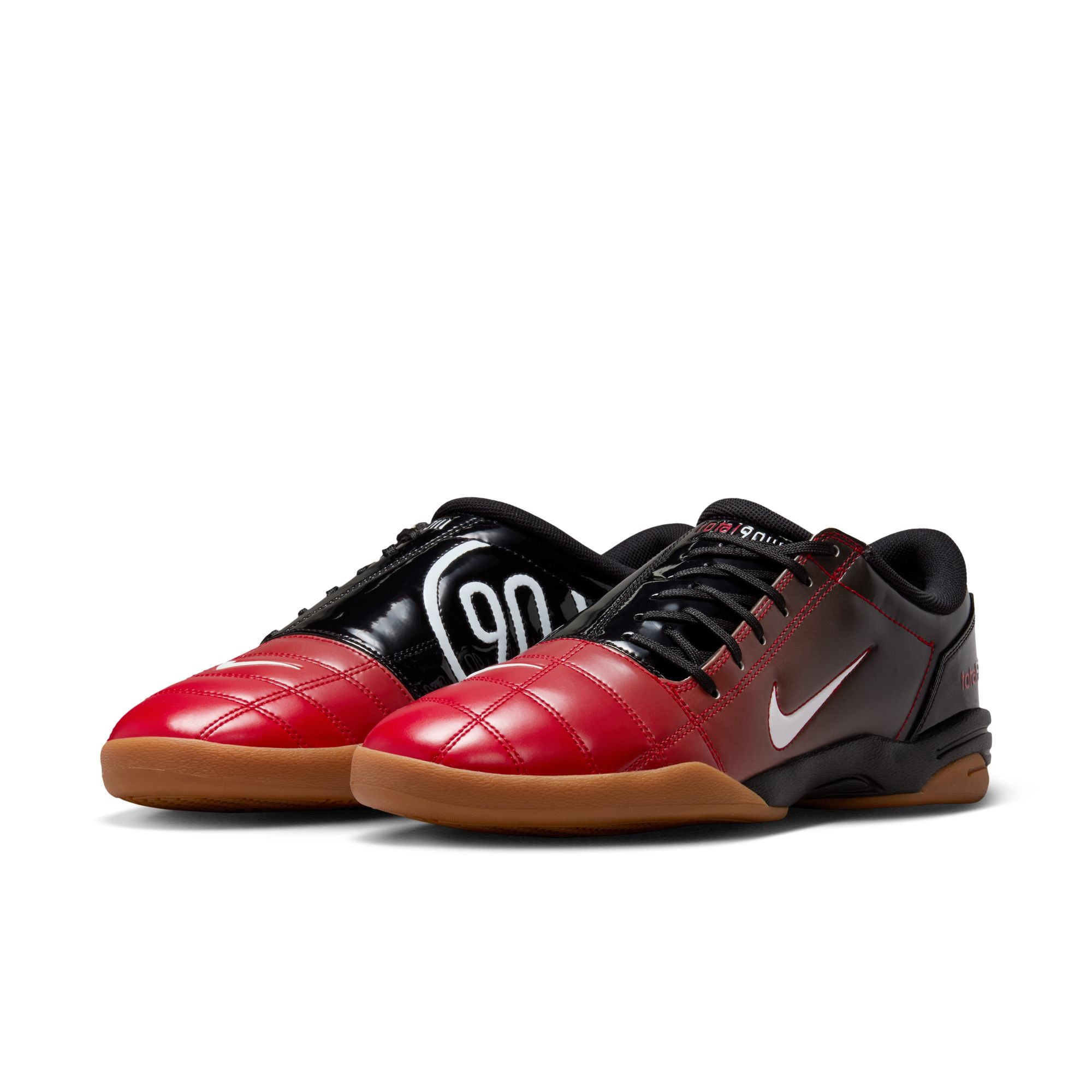 MENS NIKE TOTAL 90 (BLACK/WHITE/UNIVERSITY RED/GUM MED BROWN)
