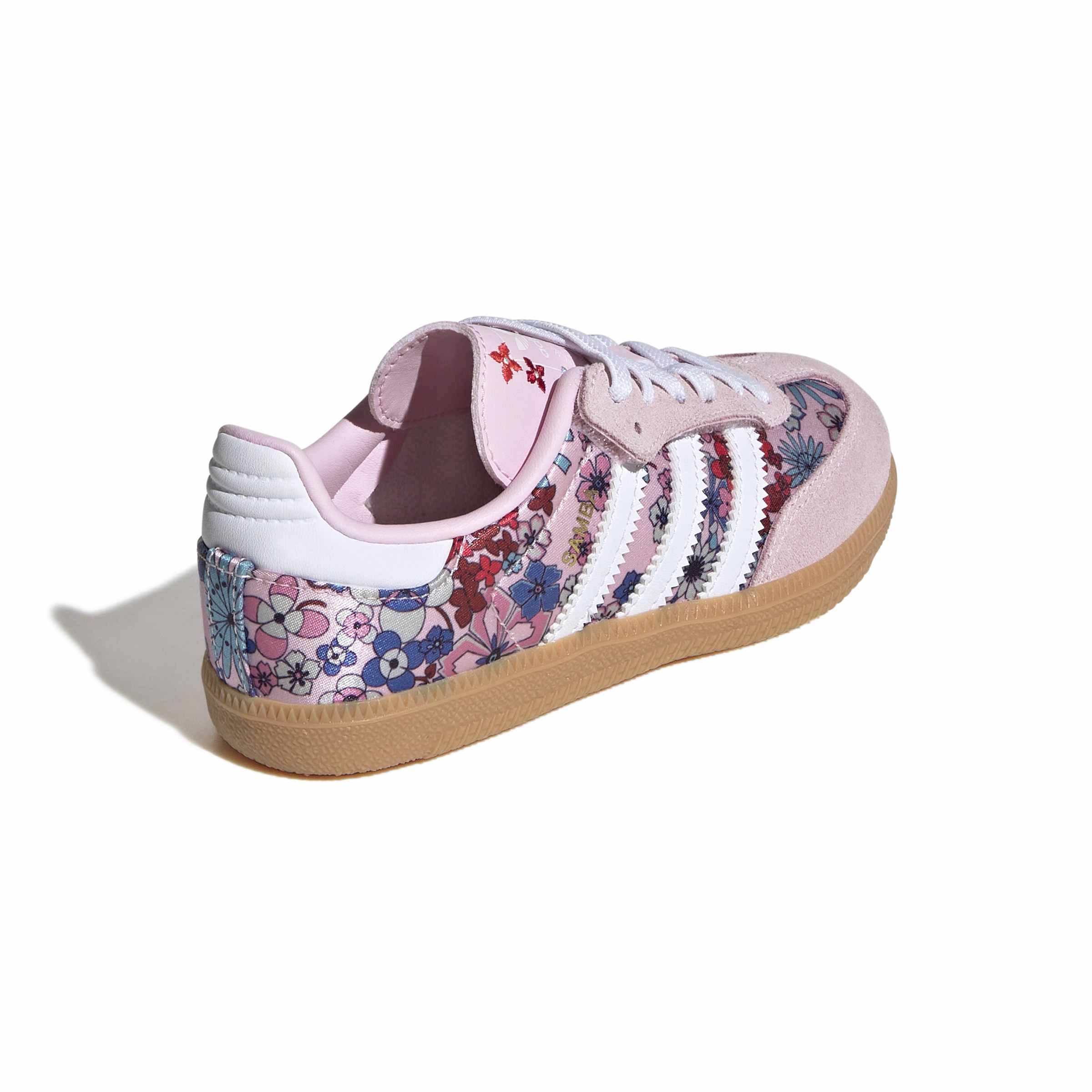 KIDS ADIDAS LIBERTY LONDON SAMBA OG COMFORT CLOSURE ELASTIC LACE C (CLEAR PINK / CLOUD WHITE / GUM)