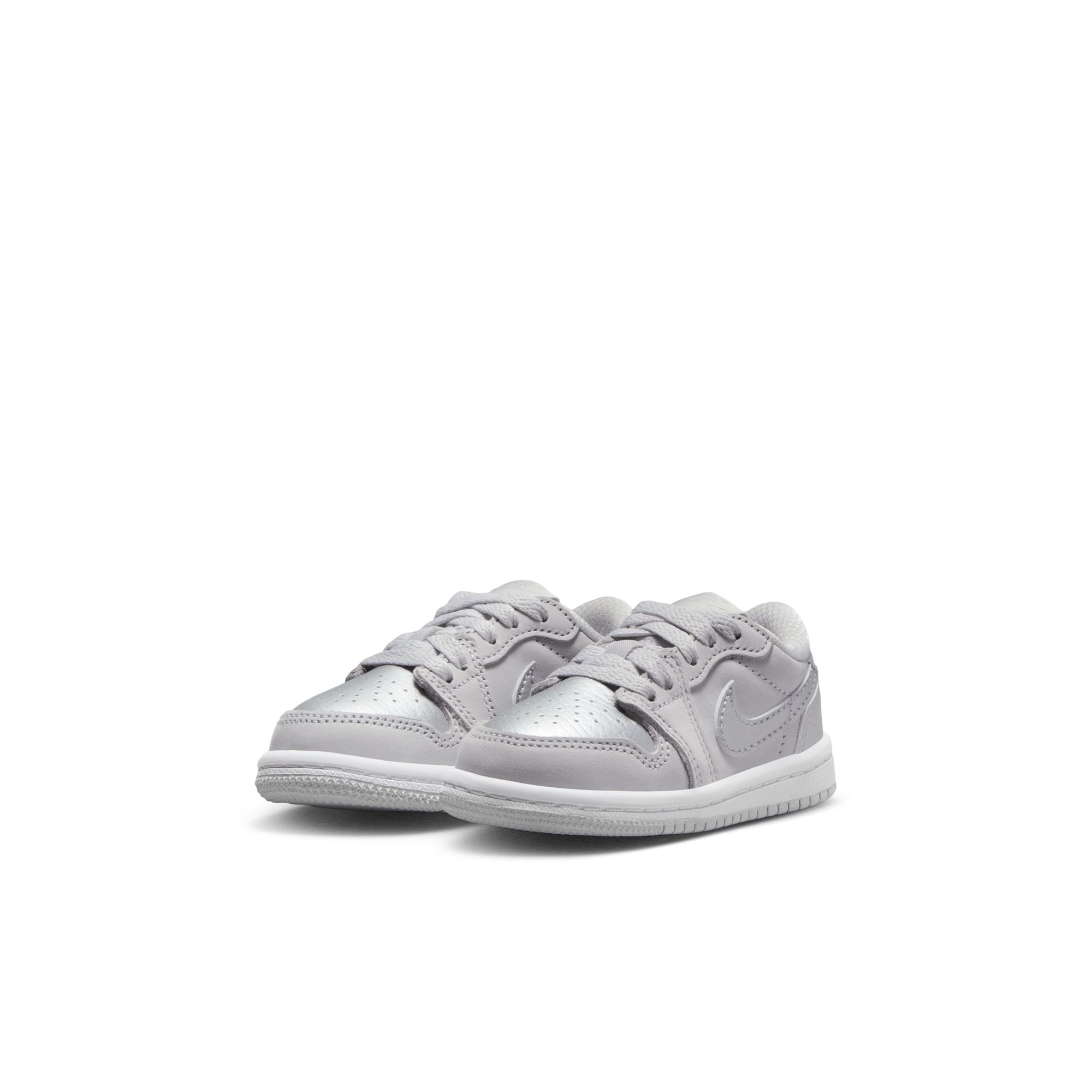 KIDS JORDAN 1 RETRO LOW OG TD (METALLIC SILVER)