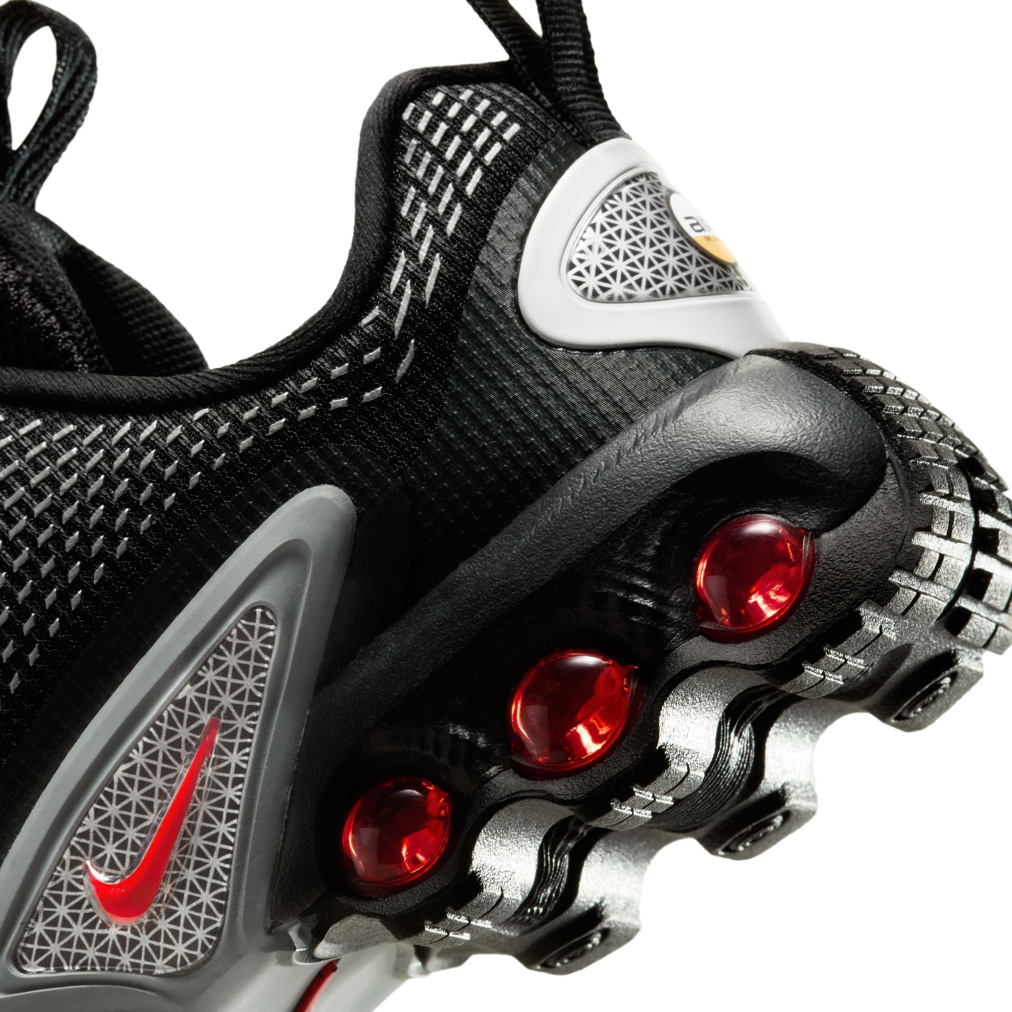 KIDS NIKE AIR MAX DN PS (BLACK/UNIVERSITY RED)