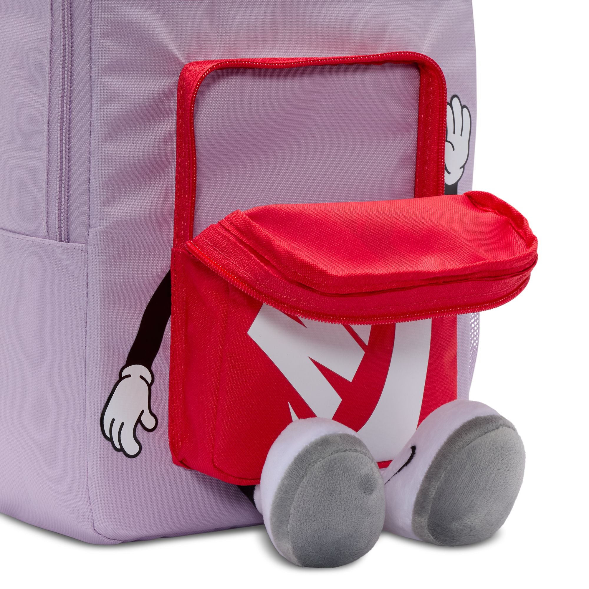 YOUTH NIKE BOXY BACKPACK (DOLL/UNIVERSITY RED/WHITE)