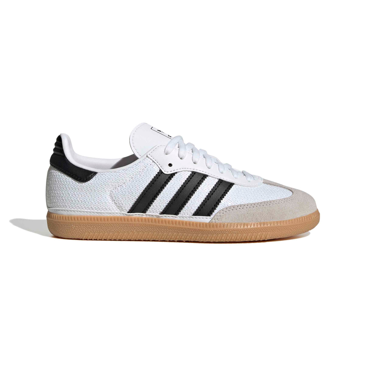 KIDS ADIDAS SAMBA OG J (WHITE/CORE BLACK/GREY ONE)