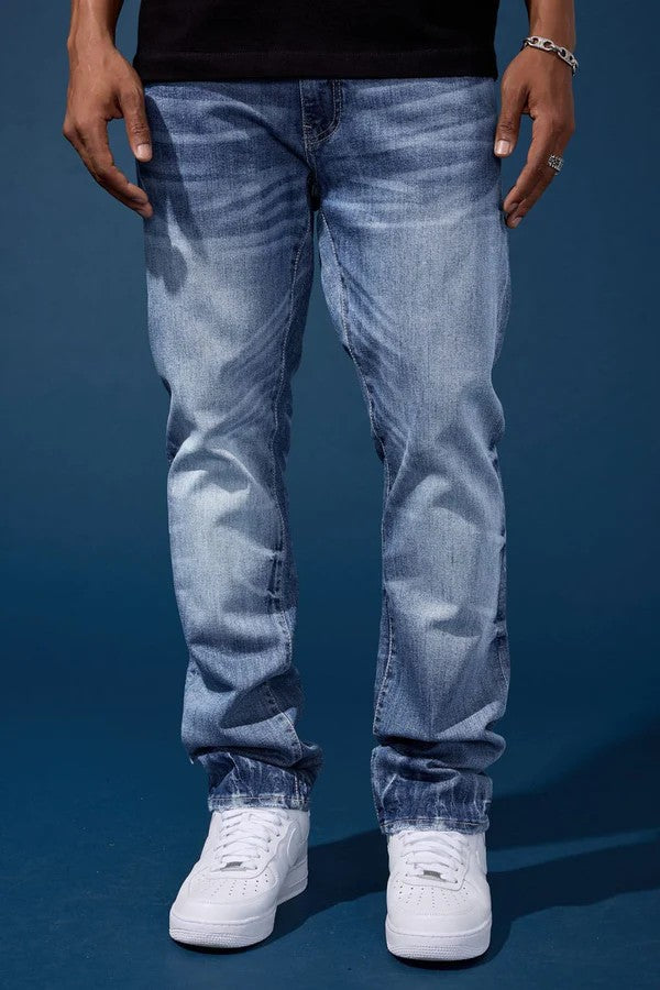 MENS JORDAN CRAIG COLLINS FIT RED HOOK DENIM (RIVER BLUE)
