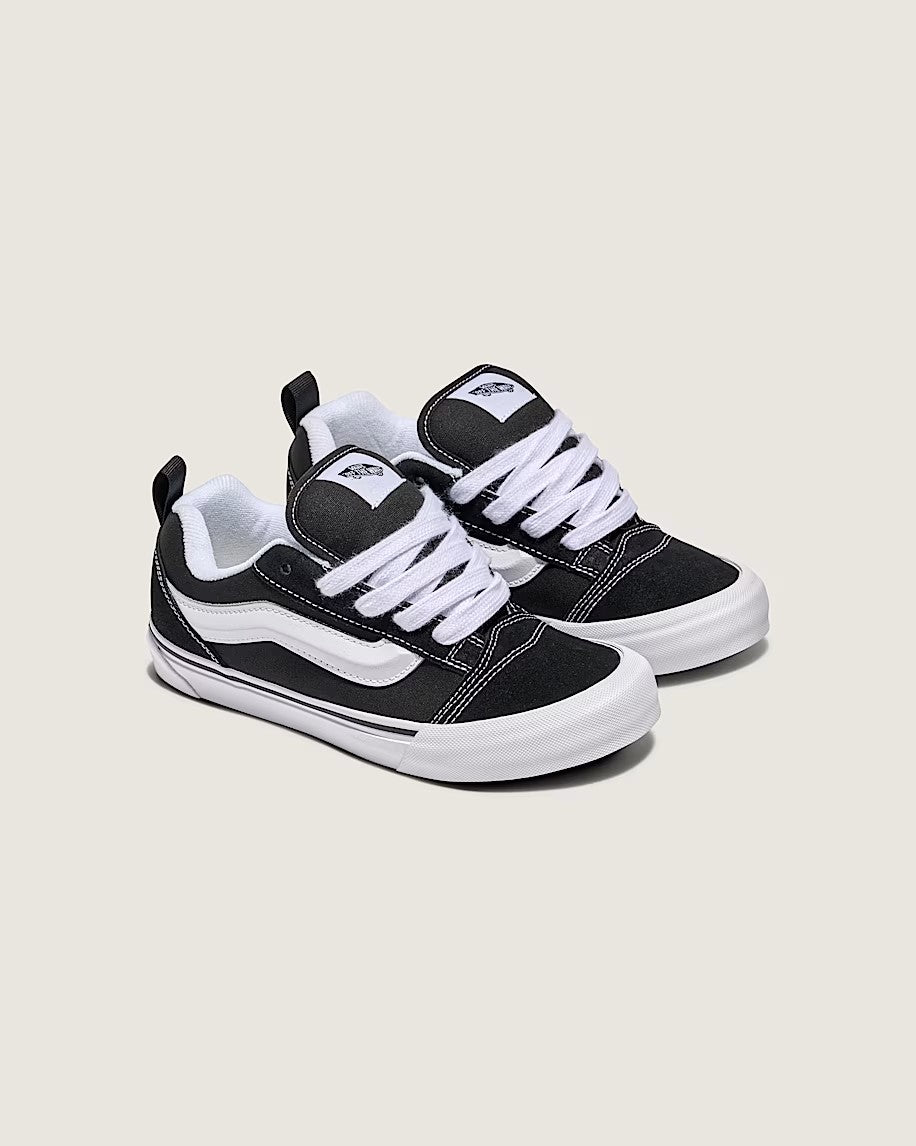 KIDS KNU SKOOL SUEDE SHOE J (BLACK/WHITE)