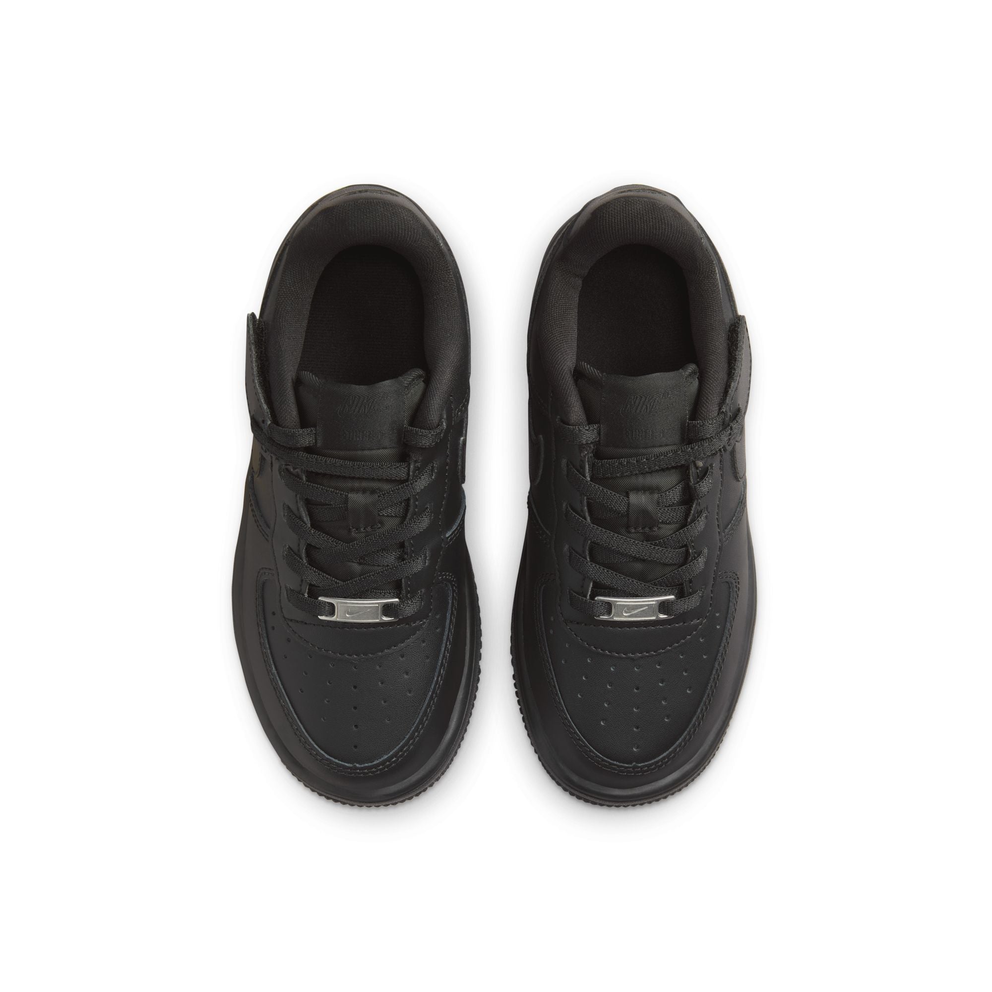 KIDS NIKE FORCE 1 LOW EASYON PS (BLACK)