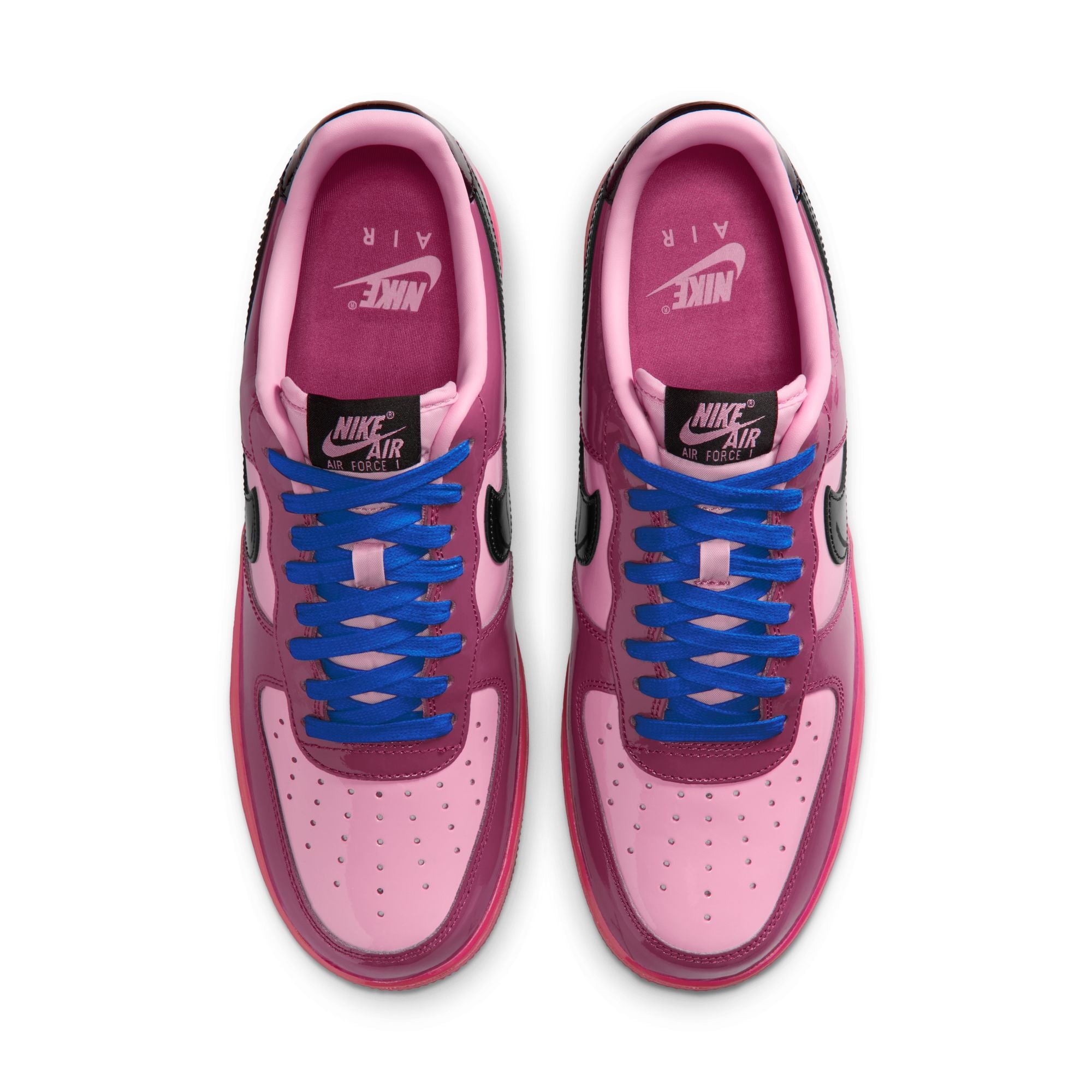 MENS NIKE AIR FORCE 1 LOW (PINK COOLER/MULBERRY ROSE)