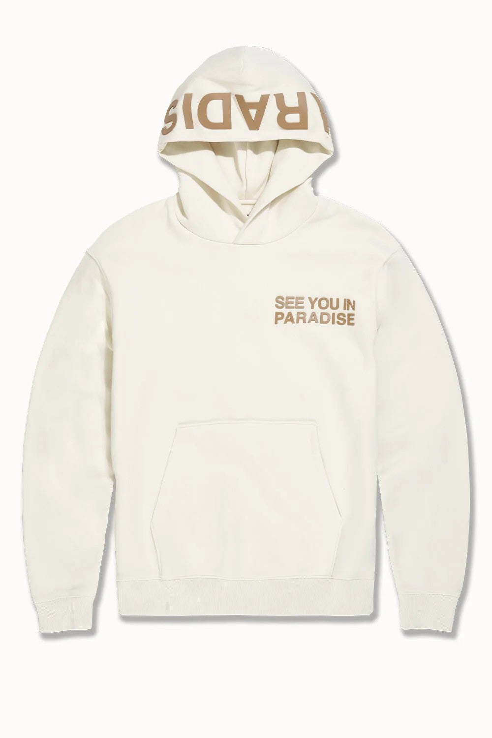 MENS JORDAN CRAIG SYIP TONAL PULLOVER HOODIE (BONE)