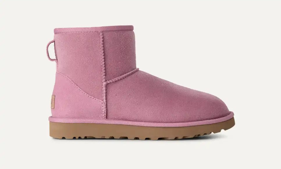 WOMENS UGG CLASSIC MINI II BOOT (DUSTY ORCHID)