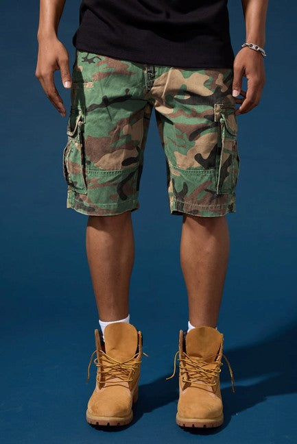 MENS JORDAN CRAIG XAVIER CAMO CARGO SHORT (VINTAGE CAMO)