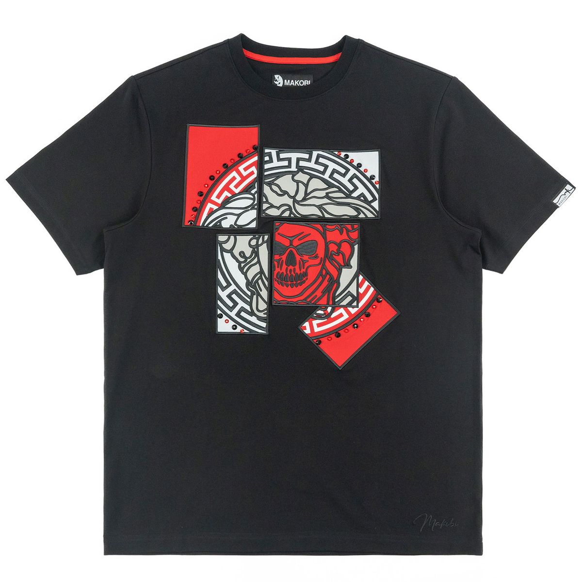MENS MAKOBI BIANCO MEDUSA SHIRT (BLACK)