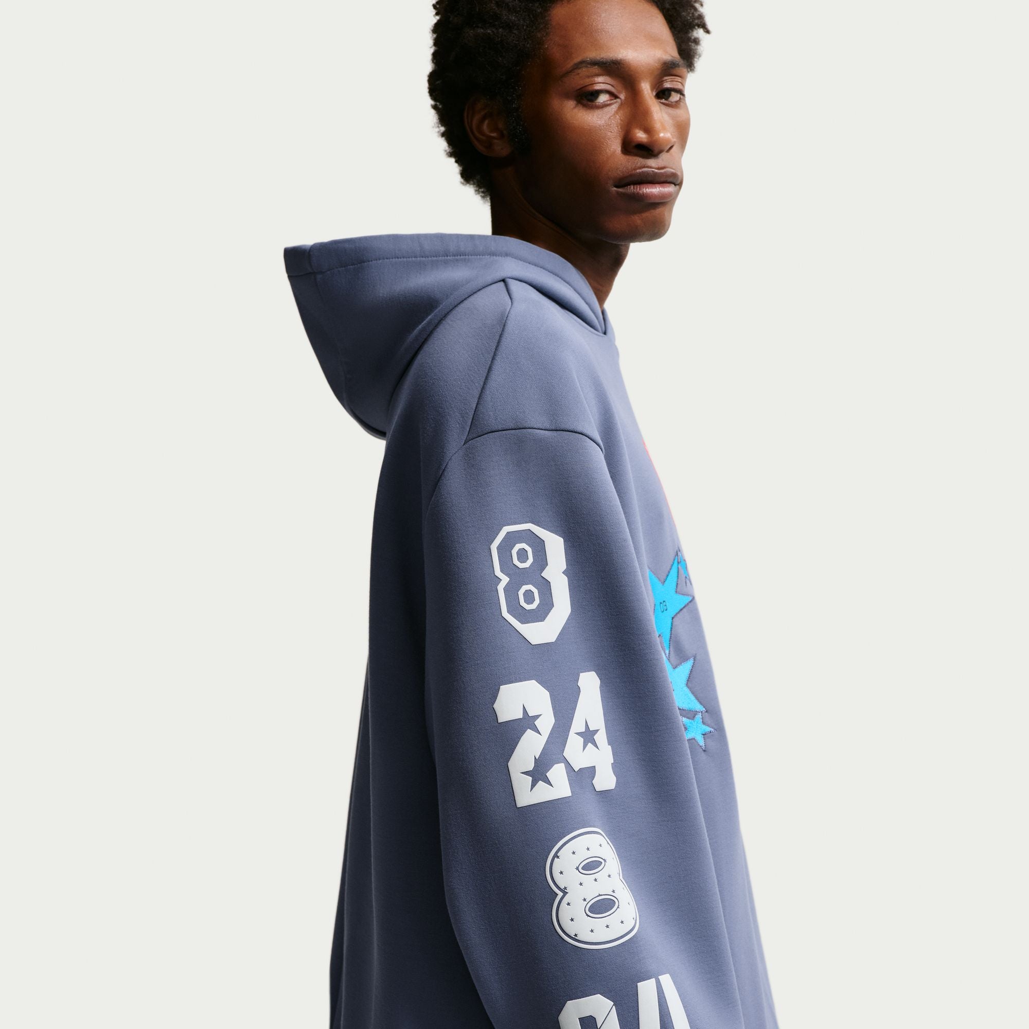 MENS NIKE KOBE ASW FLEECE PO HOODIE (DIFFUSED BLUE/PURE PLATINUM/THUNDER BLUE)