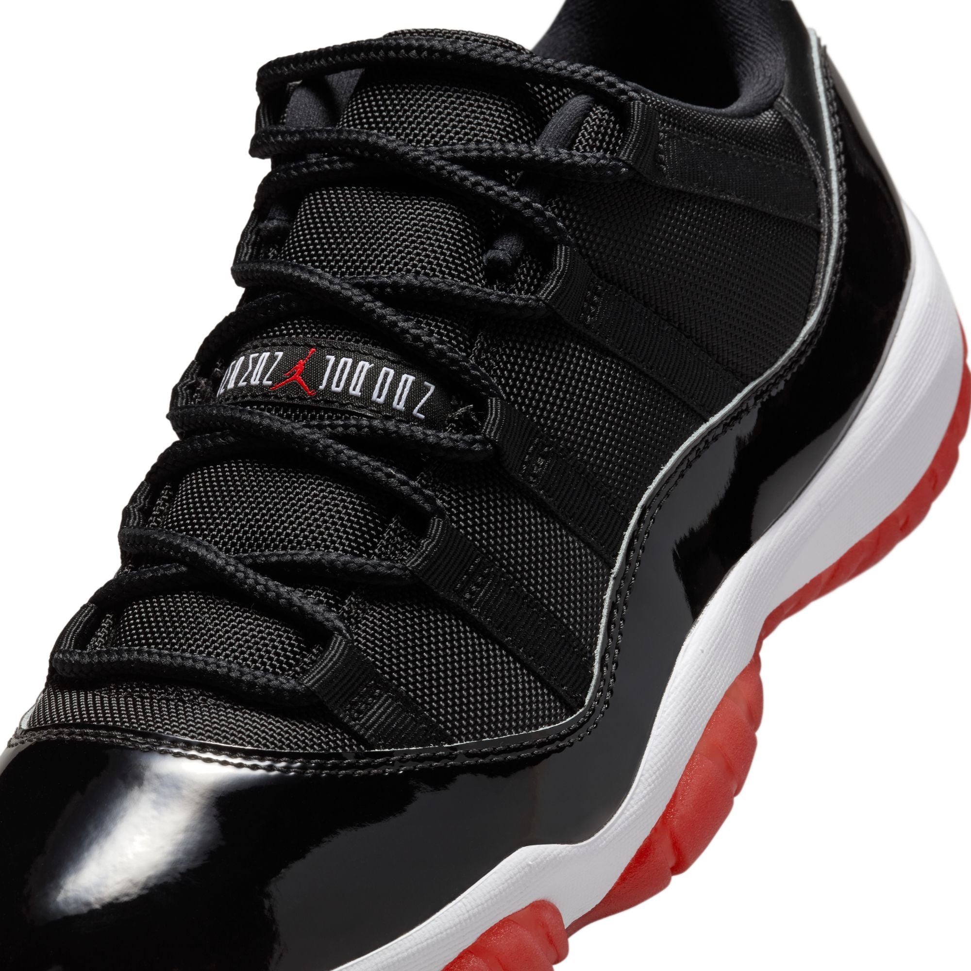 MENS AIR JORDAN 11 RETRO LOW (BRED)