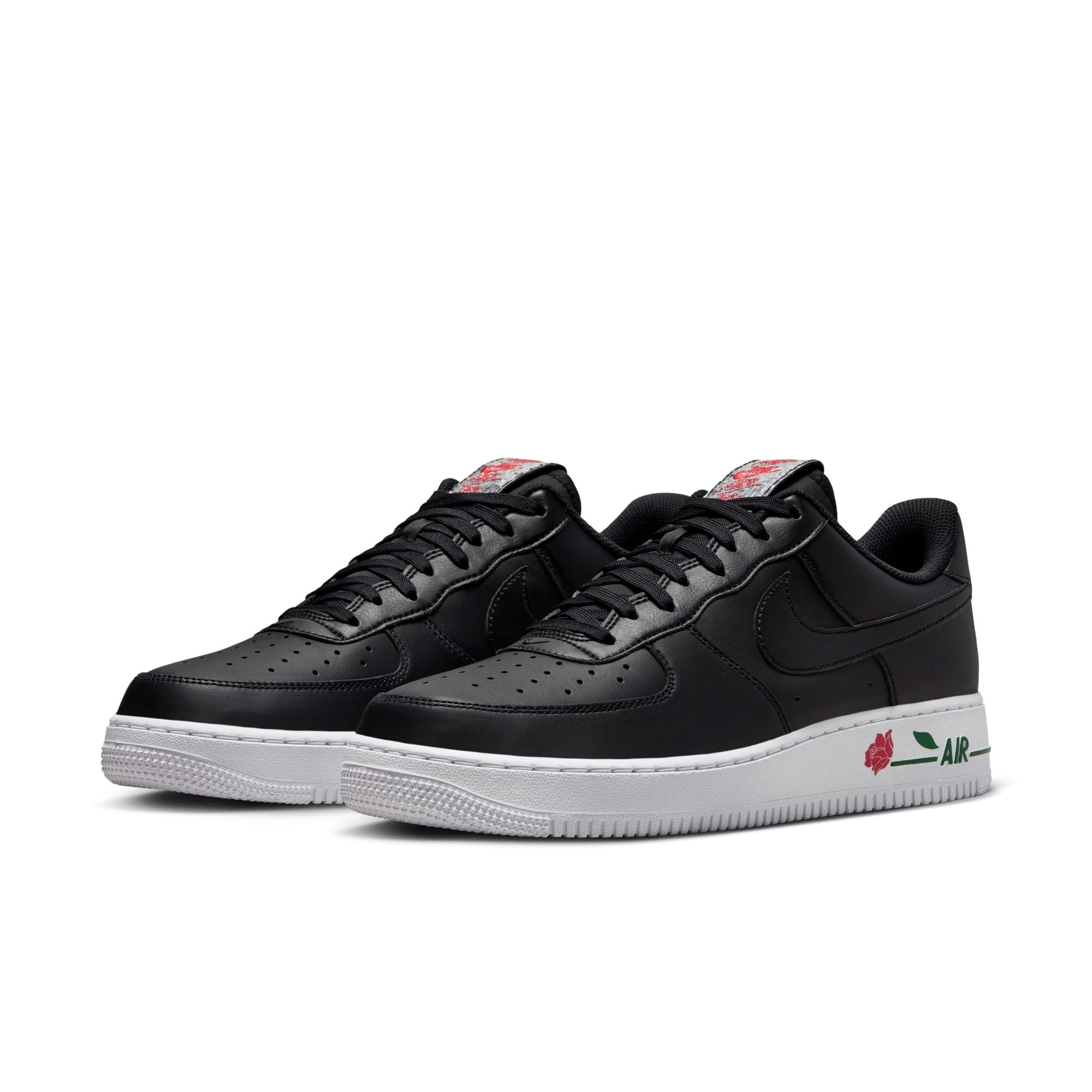 MENS NIKE AIR FORCE 1 '07 LX (ROSES BLACK)