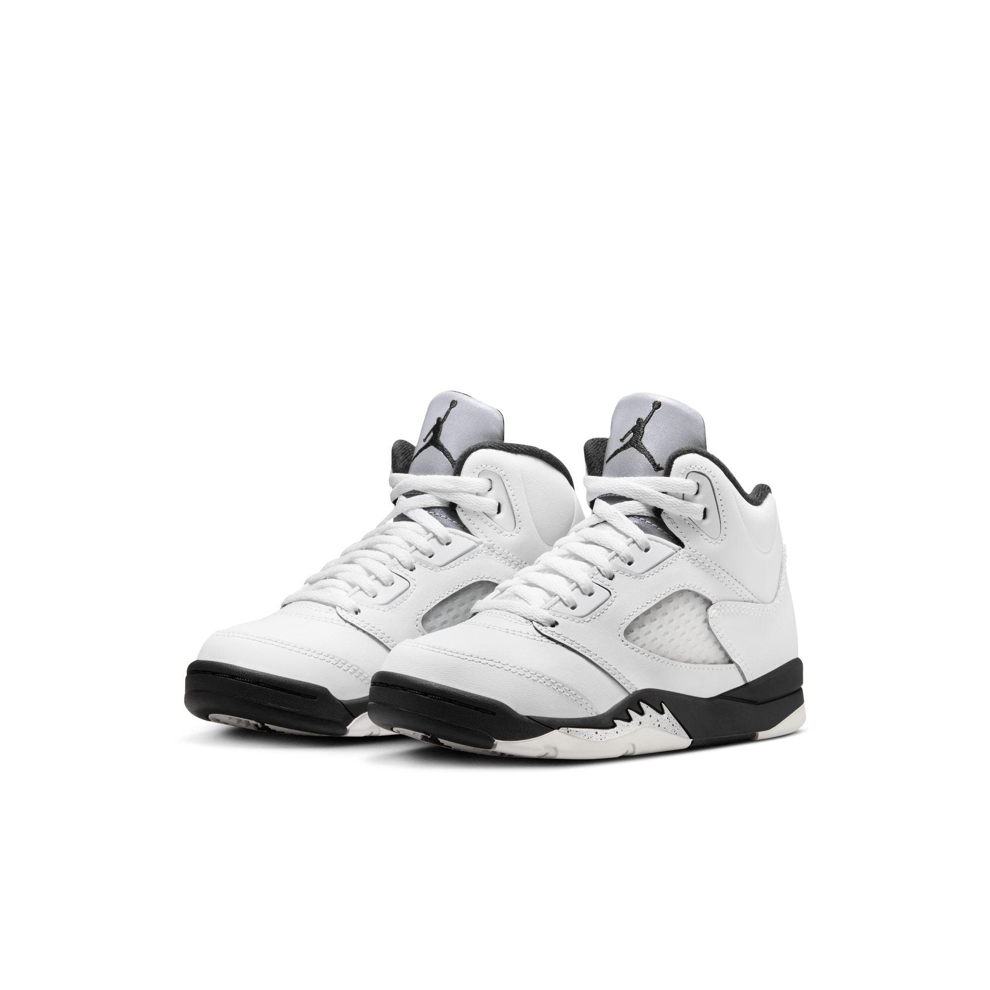 KIDS JORDAN 5 RETRO PS (WHITE/BLACK)