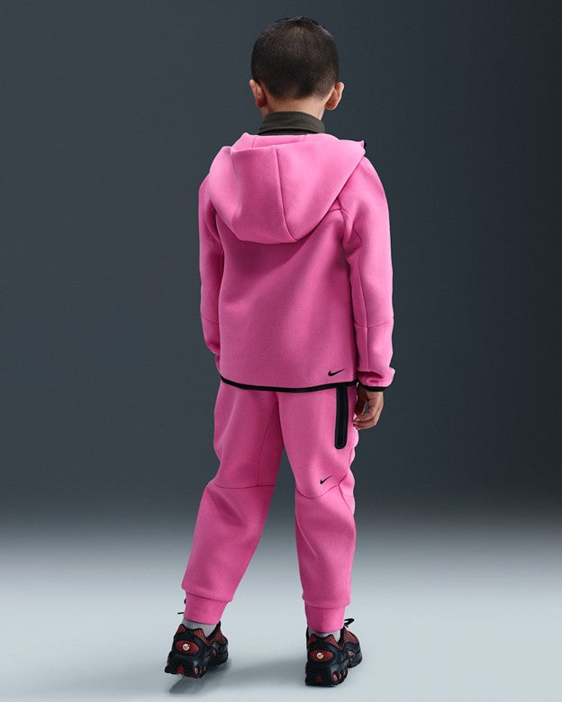TODDLER NIKE TECH FLEECE 2-PIECE FULL-ZIP SET (PLAYFUL PINK)