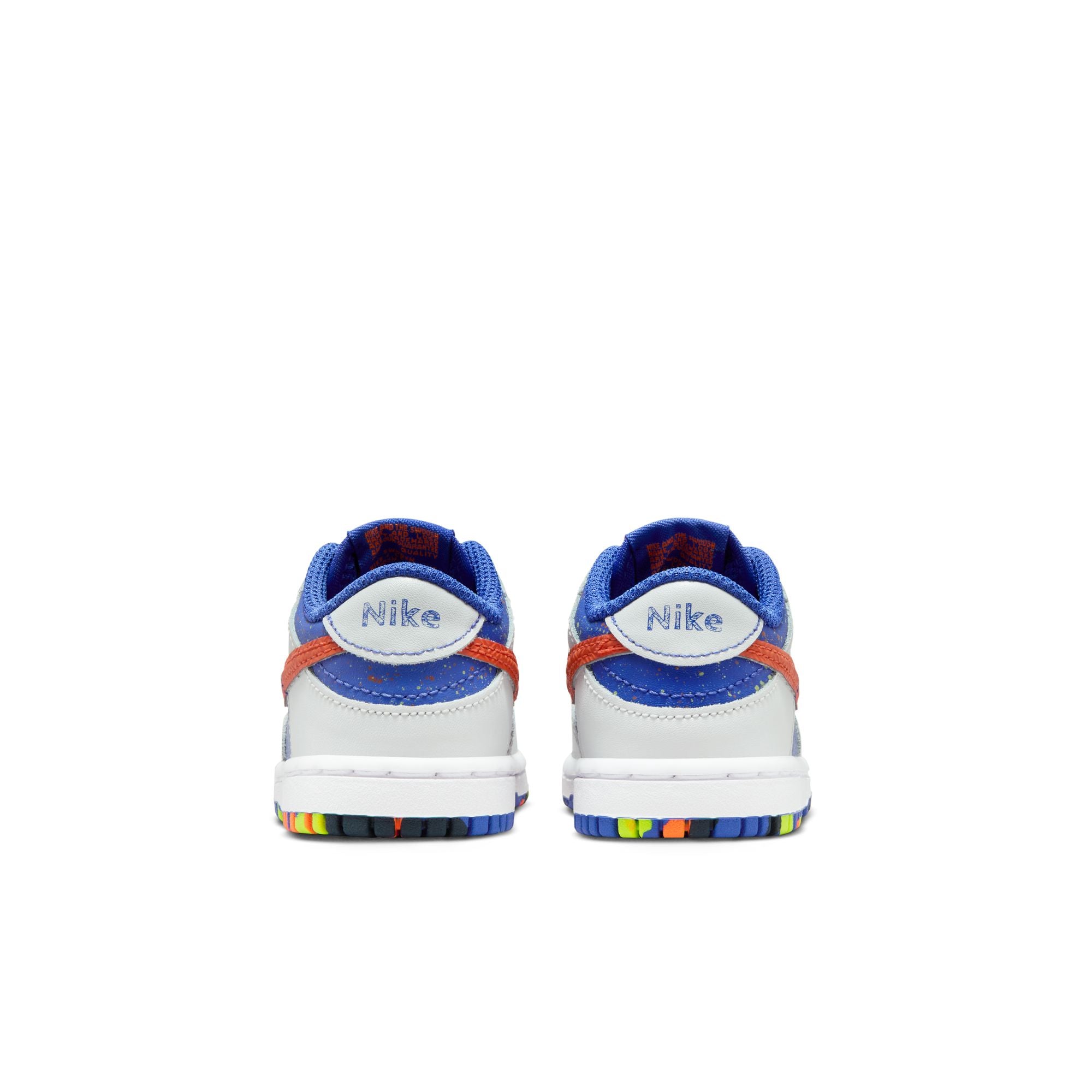 KIDS NIKE DUNK LOW TD (PHOTON DUST/TOTAL ORANGE/ASTRONOMY BLUE)