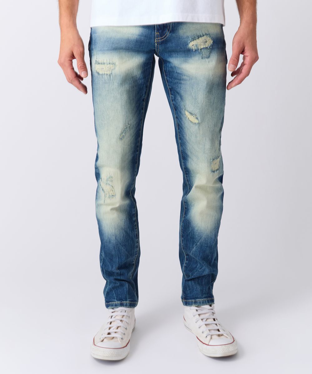 MENS REASON GHOST TOWN JEAN (DARK BLUE)