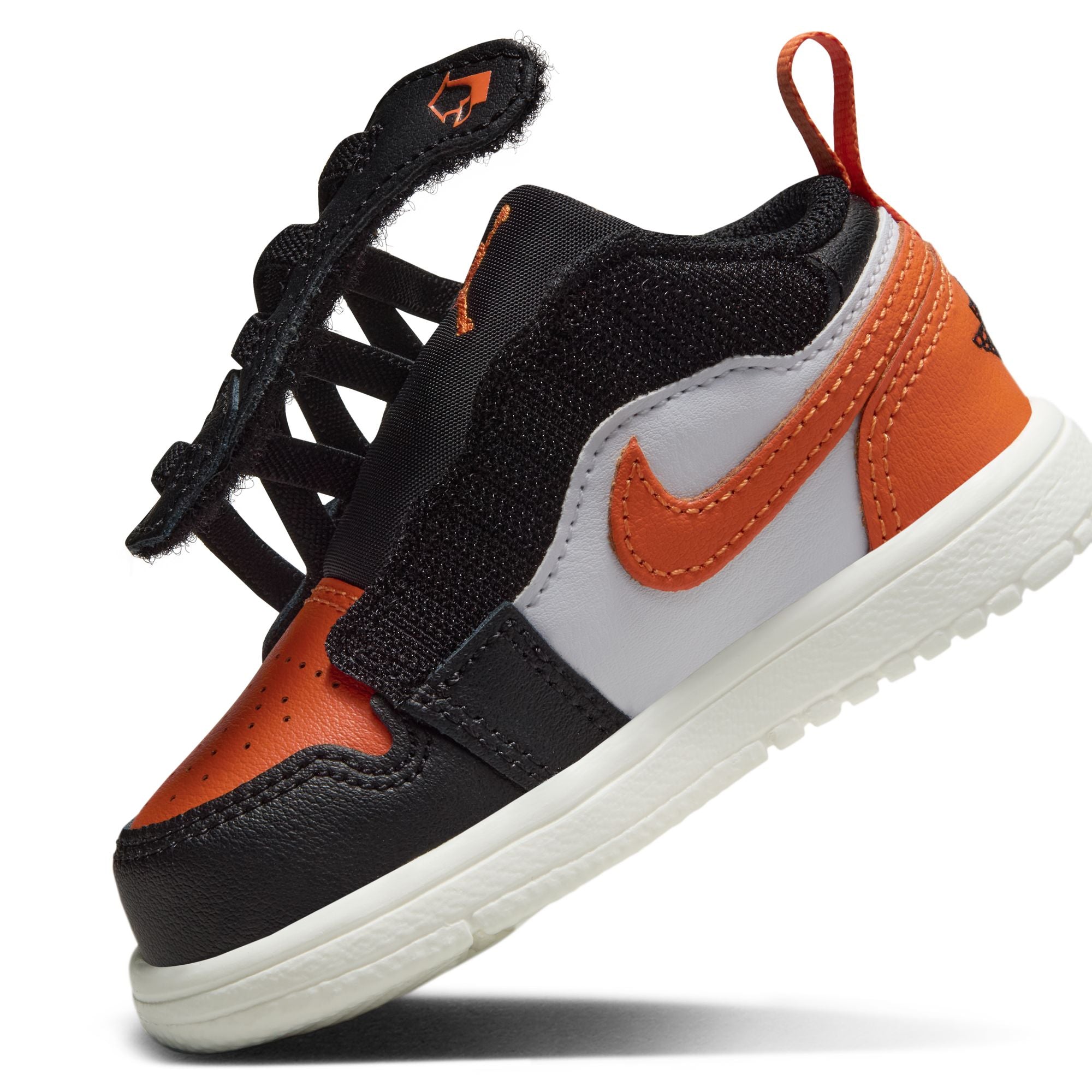 KIDS JORDAN 1 LOW ALT TD (BLACK/STARFISH/WHITE/SAIL)