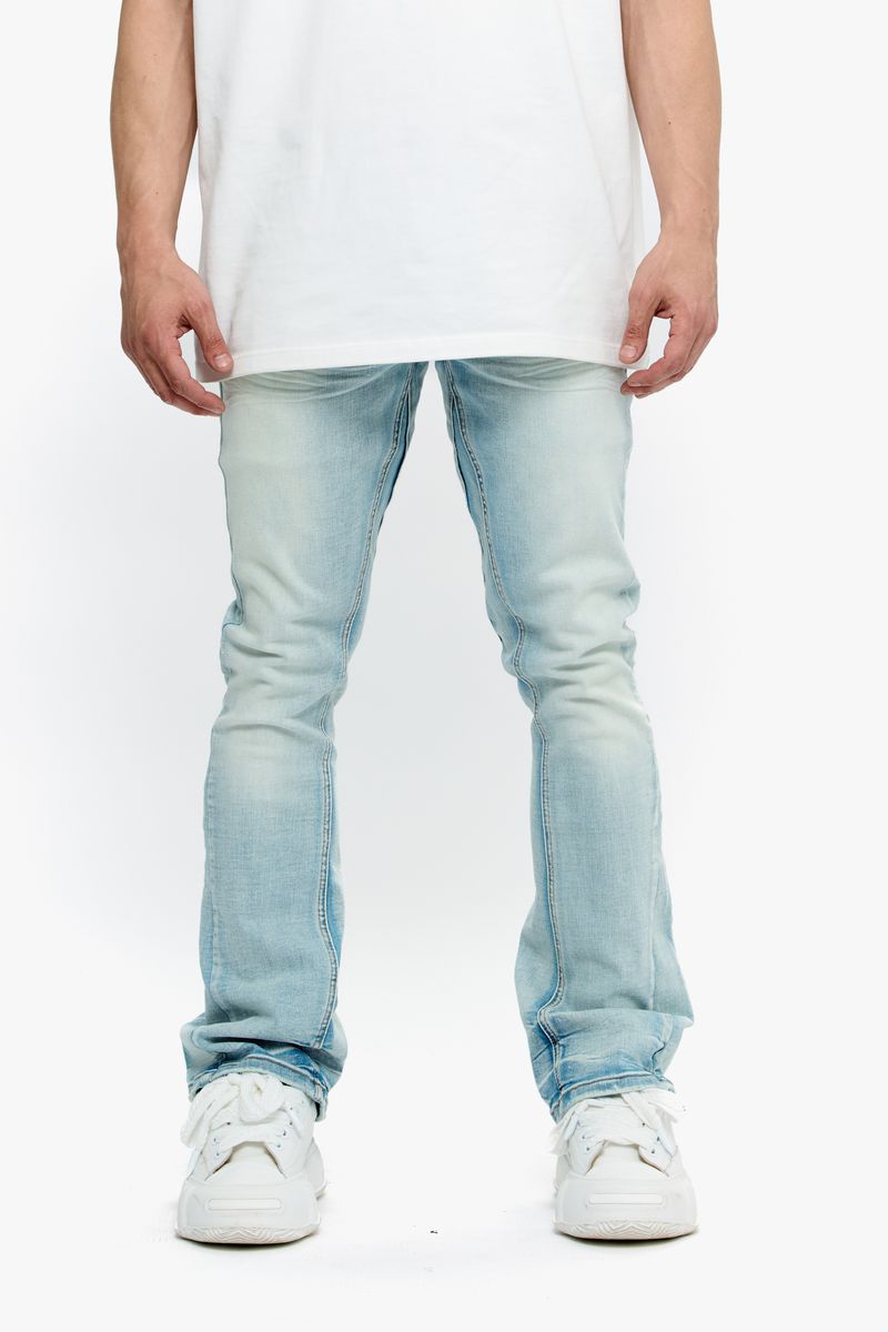 MENS VALABASAS "MR.STACKED" JEAN (LIGHT WASH)