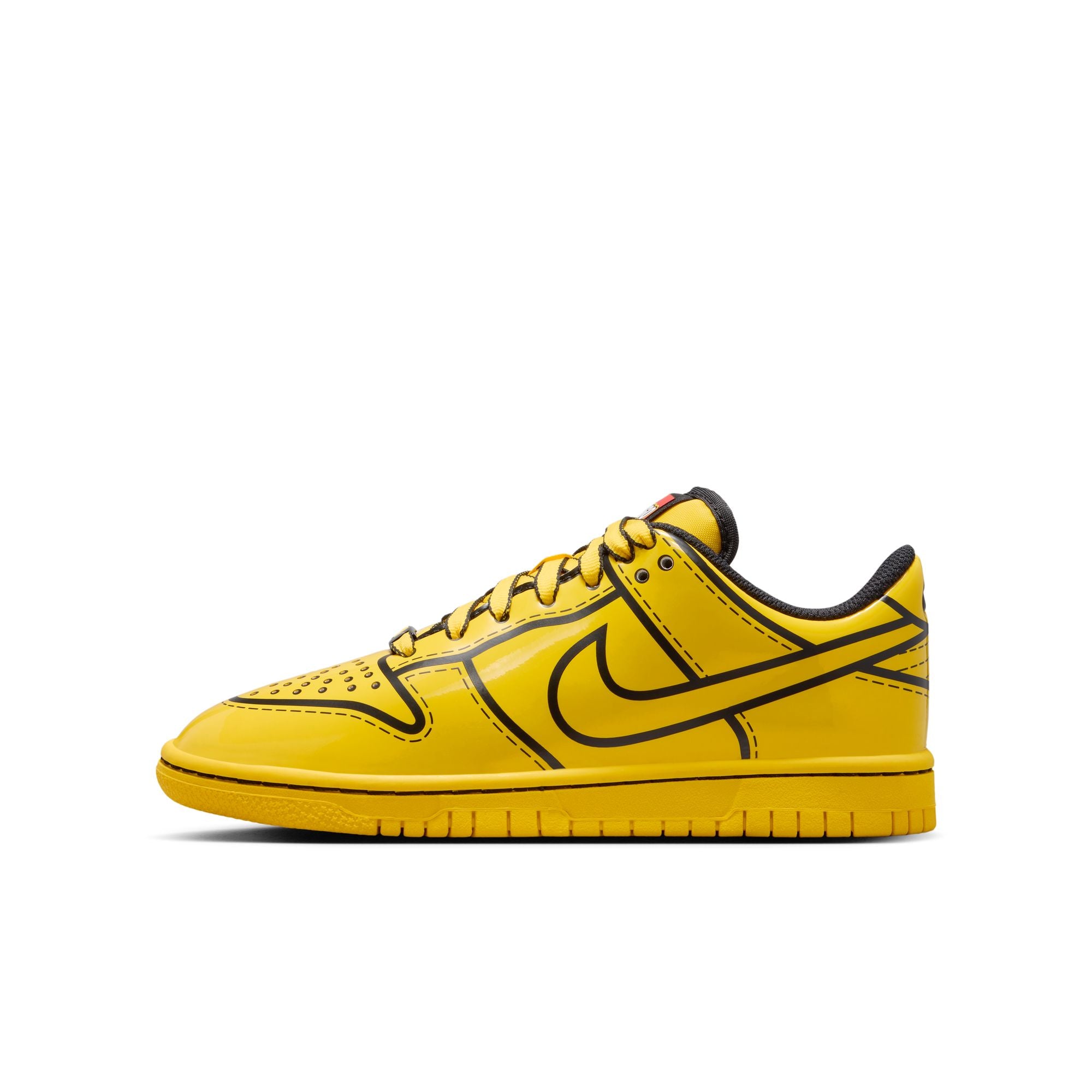 KIDS NIKE DUNK LOW X LEGO COLLECTION GS (TOUR YELLOW/BLACK/RUSH RED)